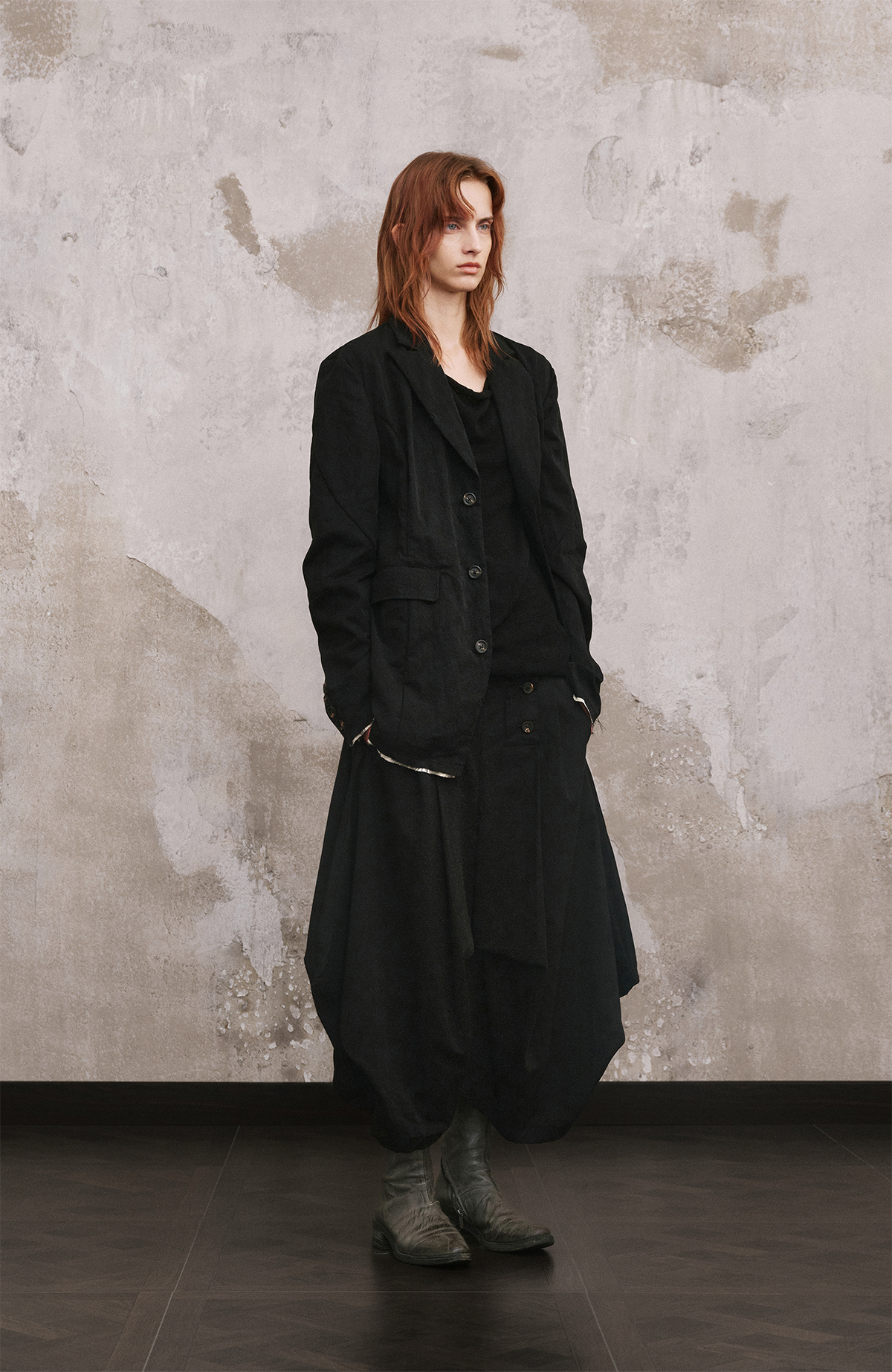 ILNya Nieternite Nifutur Spliced Artisan Blazer Jacket