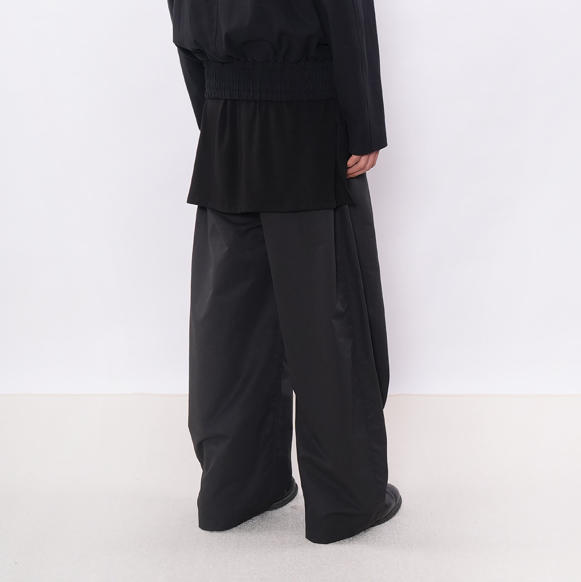 7440 37 1 Pleated Curved-Leg Pants, premium urban and streetwear designers apparel on PROJECTISR.com, 7440 37 1