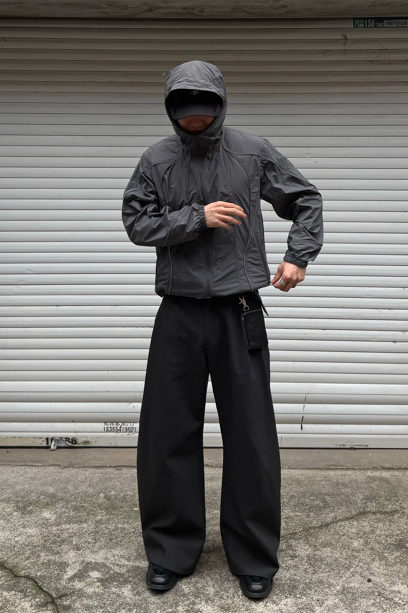 CATSSTAC Curved-Panel Lightweight UV Protection Jacket, premium urban and streetwear designers apparel on PROJECTISR.com, CATSSTAC
