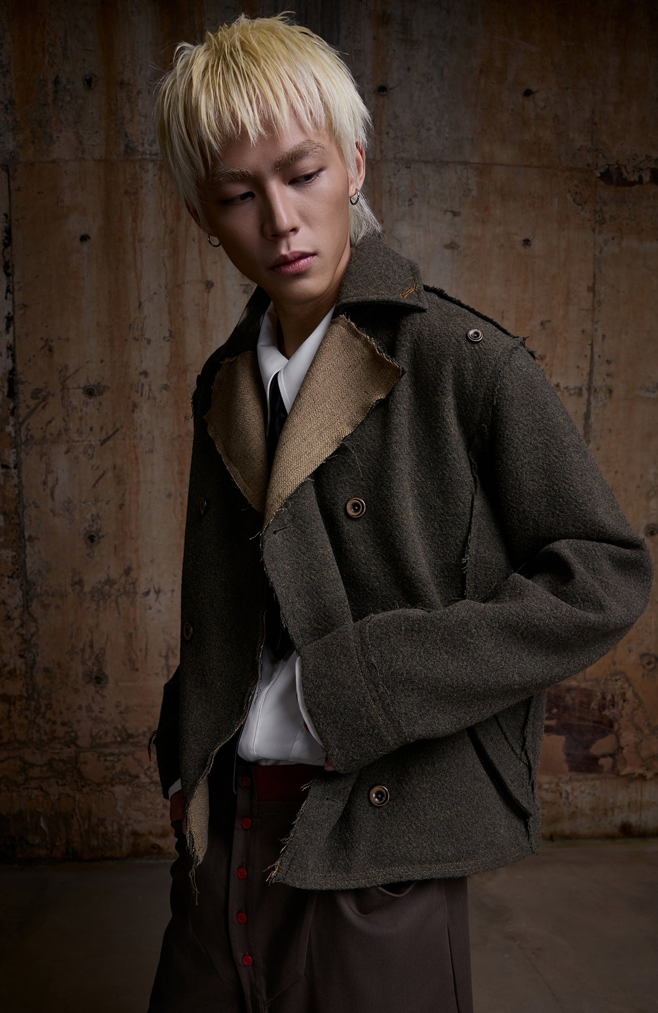 2000RSK Wool-Blend Double-Breasted Blazer