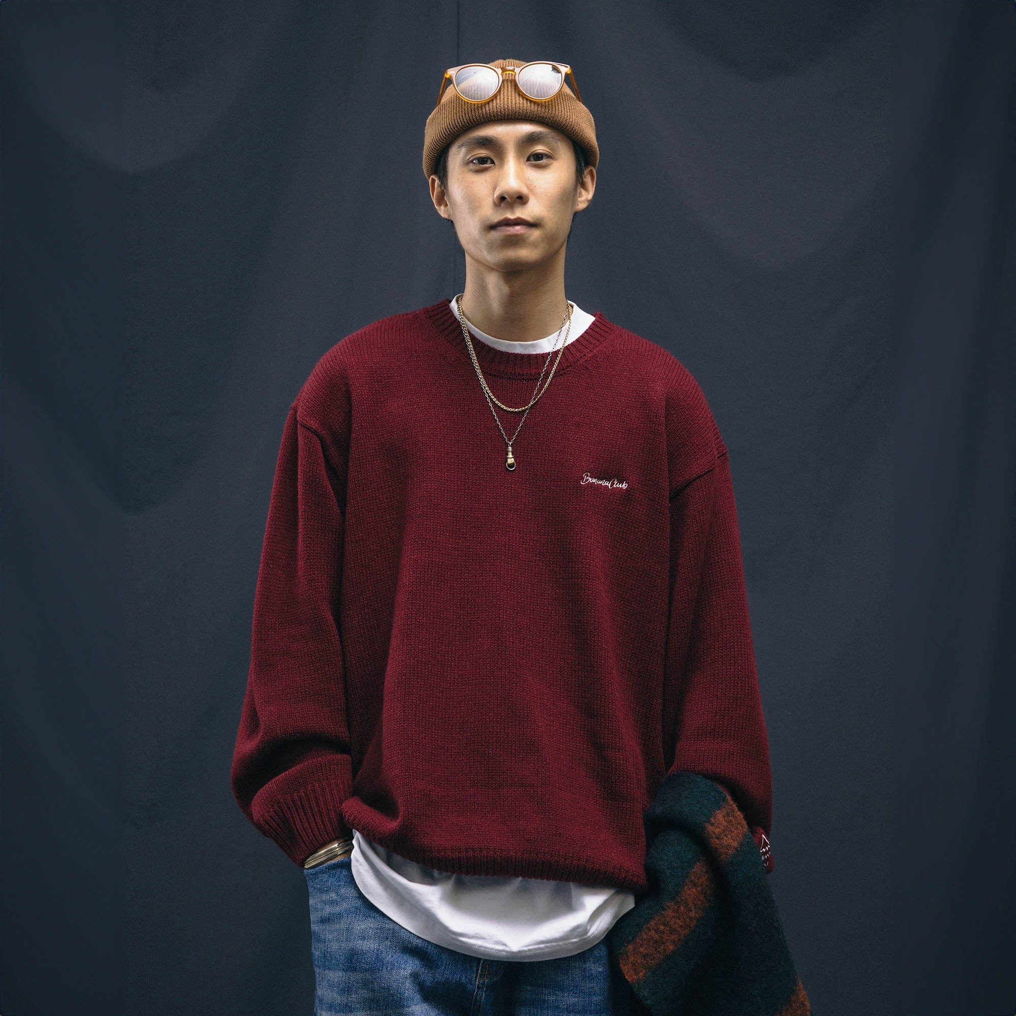 BANANA CLUB Christmas Pullover Sweater, premium urban and streetwear designers apparel on PROJECTISR.com, BANANA CLUB