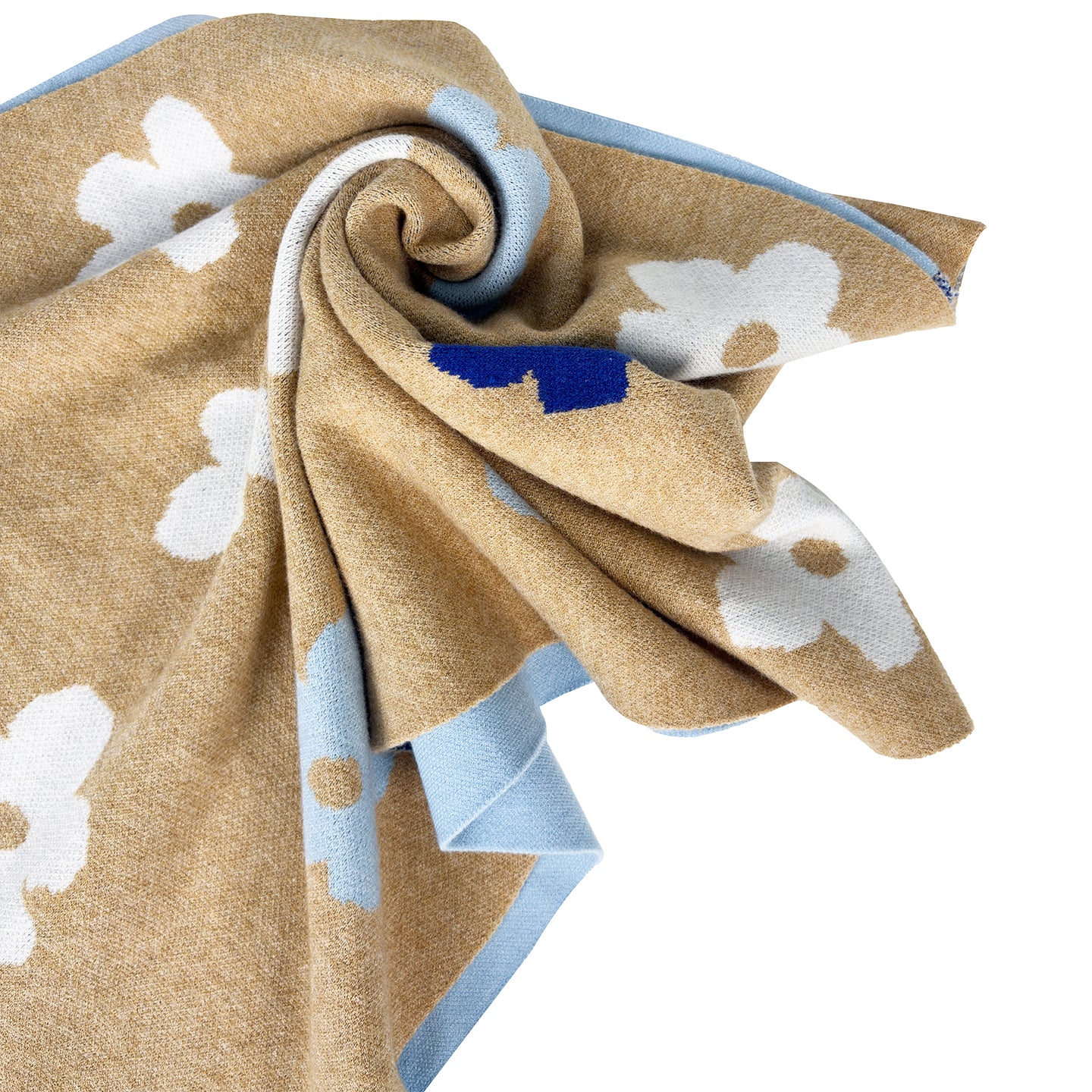 MIICHOUS Floral Jacquard Contrast Scarf, premium urban and streetwear designers apparel on PROJECTISR.com, MIICHOUS