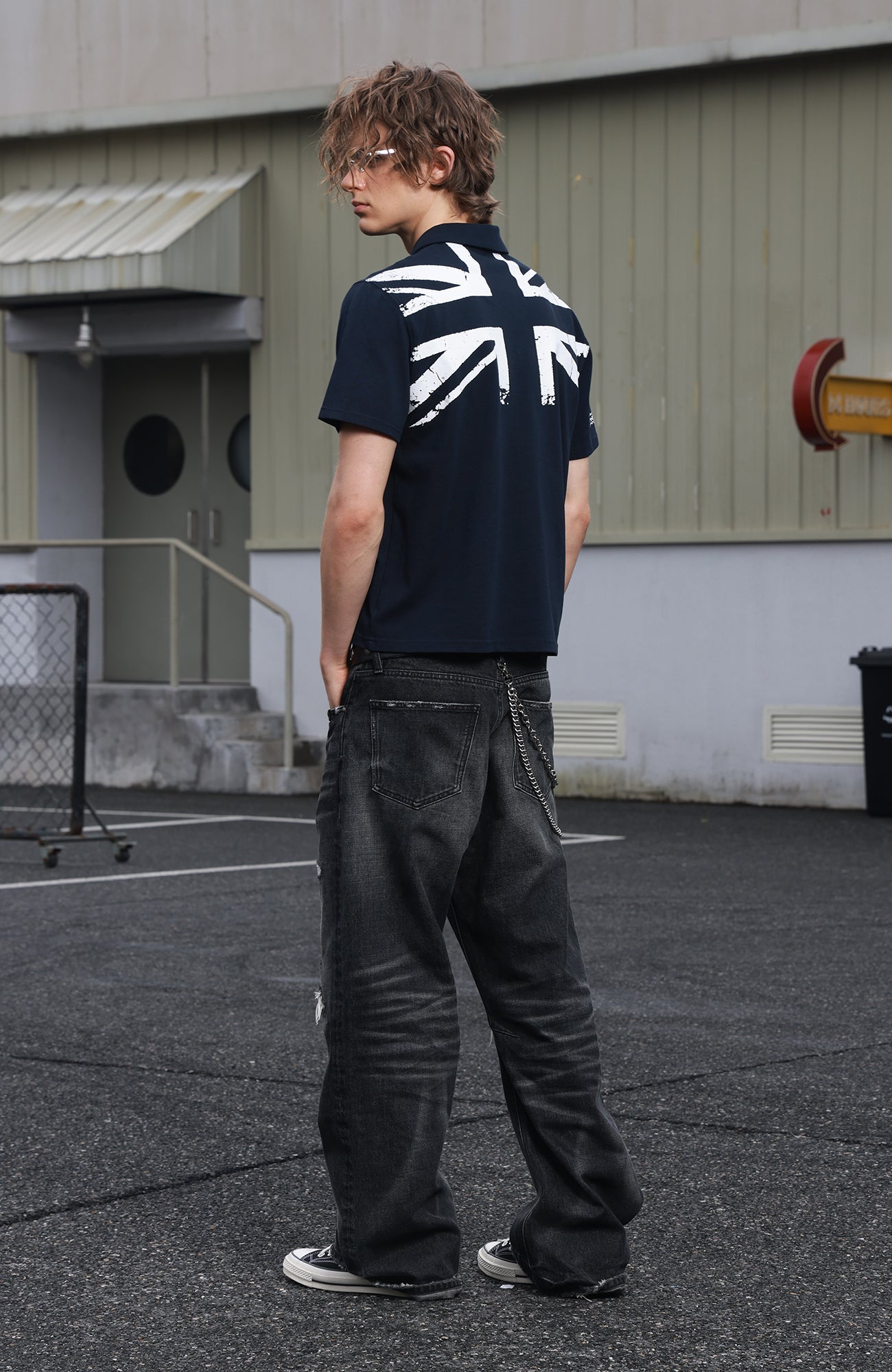 SAVAGEGROWTHWORLD Retro Crest Graphic Polo Tee