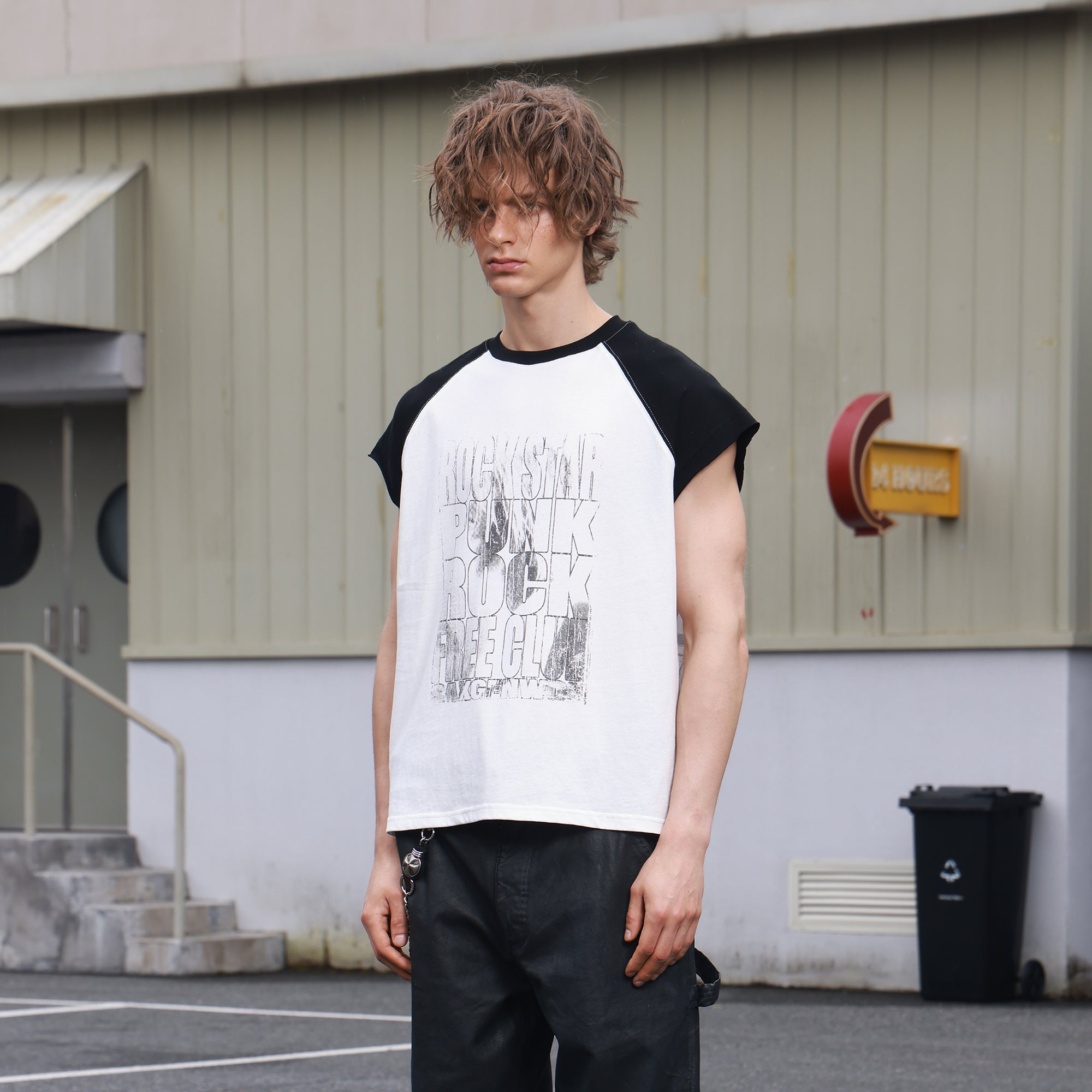 SAVAGEGROWTHWORLD Washed Rockstar Raglan T-Shirt