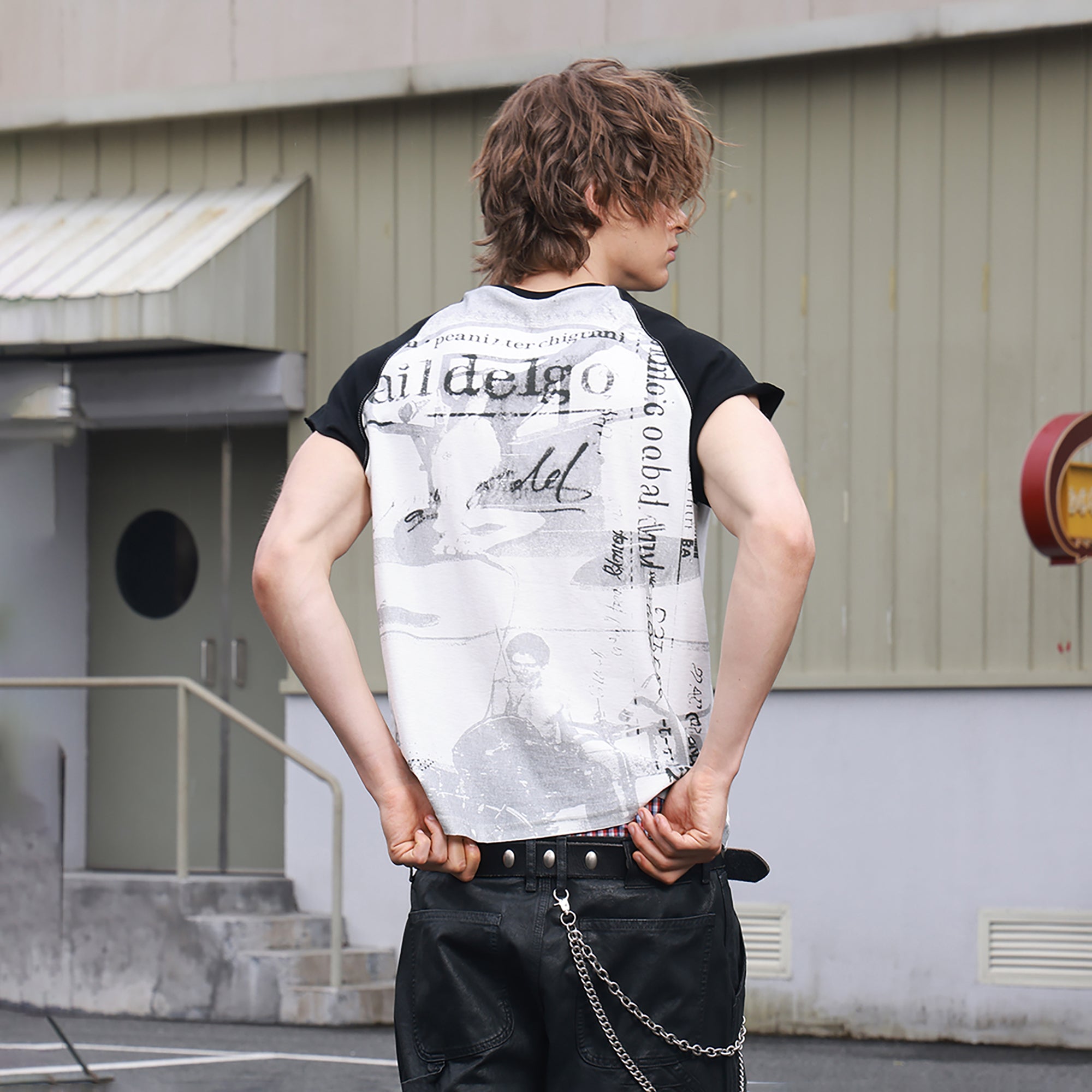 SAVAGEGROWTHWORLD Washed Rockstar Raglan T-Shirt