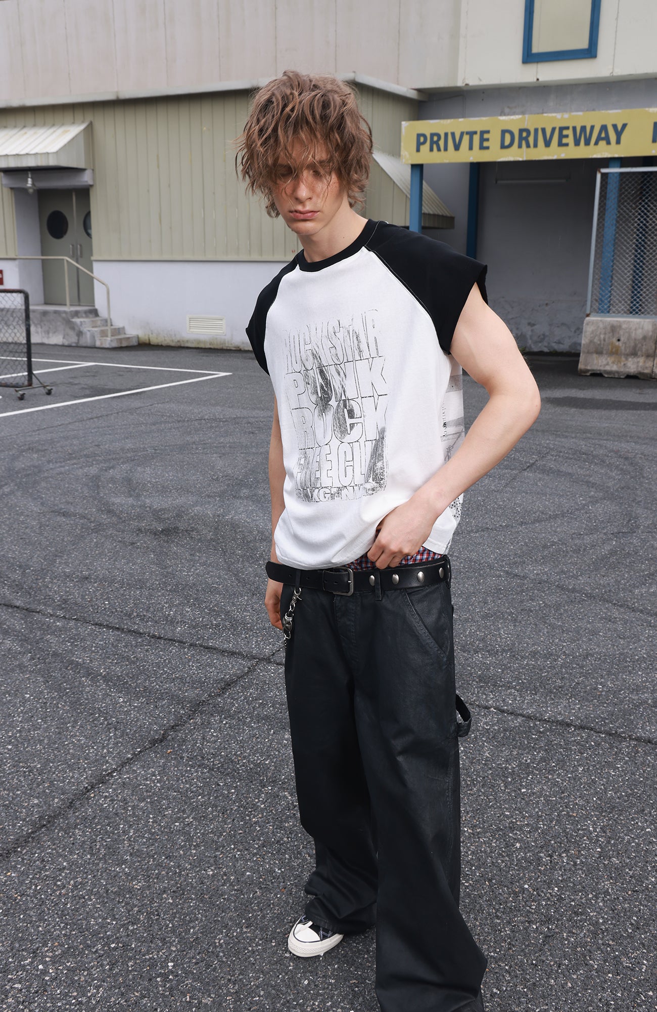 SAVAGEGROWTHWORLD Washed Rockstar Raglan T-Shirt