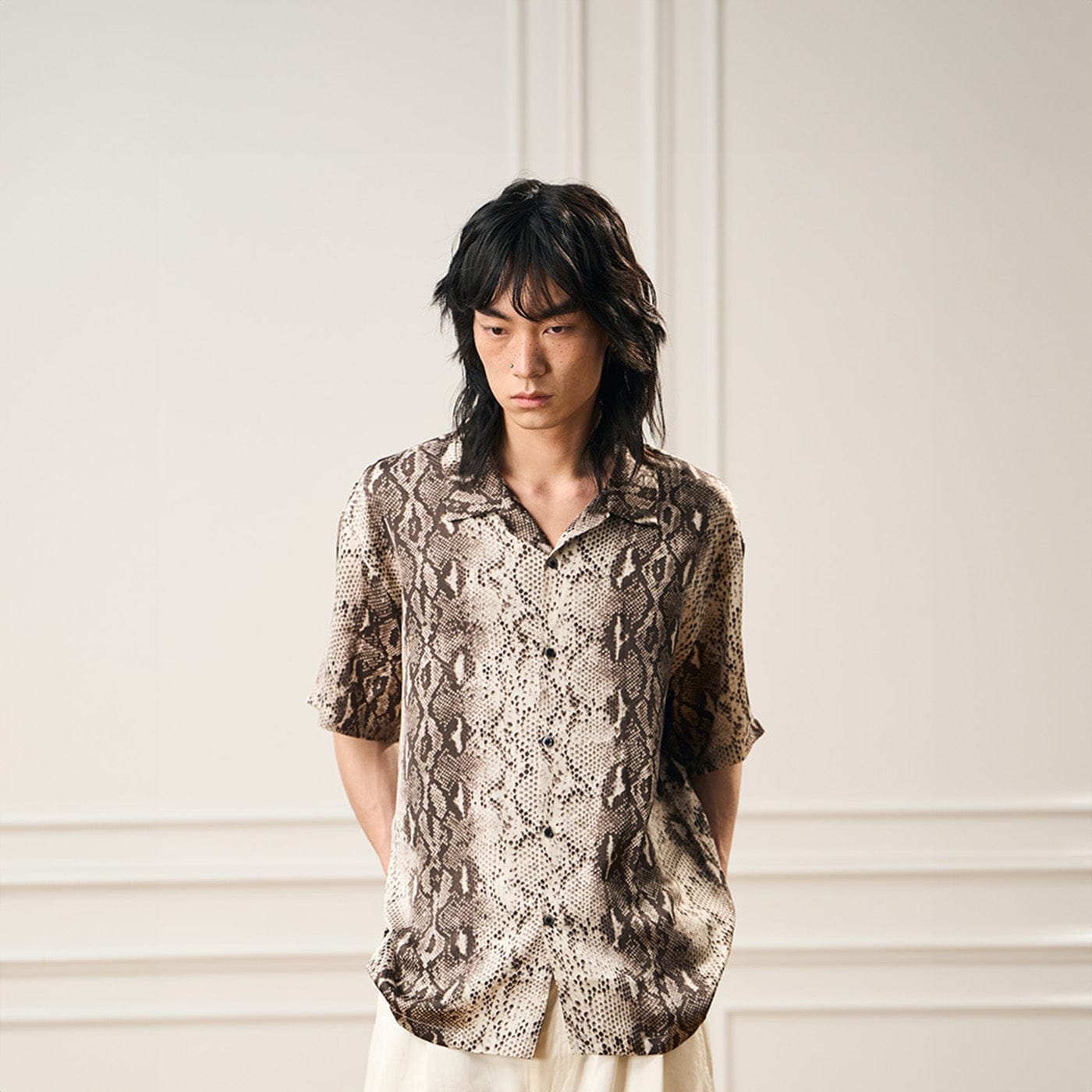 EPIC POETRY Dark Serpentine Half Shirt, premium urban and streetwear designers apparel on PROJECTISR.com, EPIC POETRY