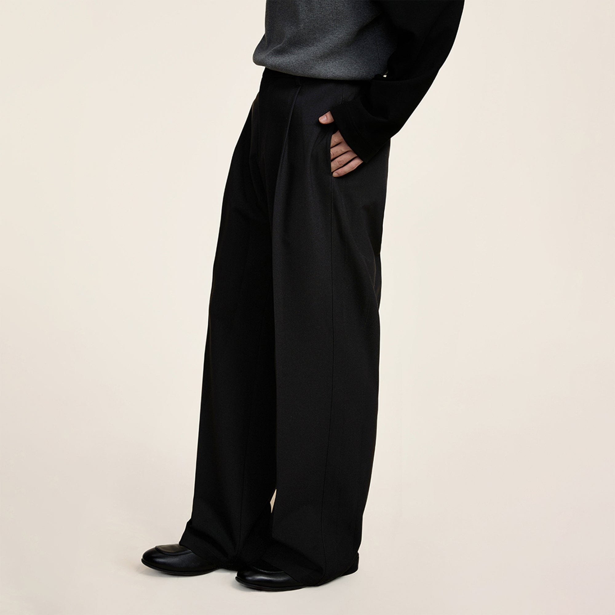 OPICLOTH Classic 90S Wrinkle-Free Trousers, premium urban and streetwear designers apparel on PROJECTISR.com, OPICLOTH