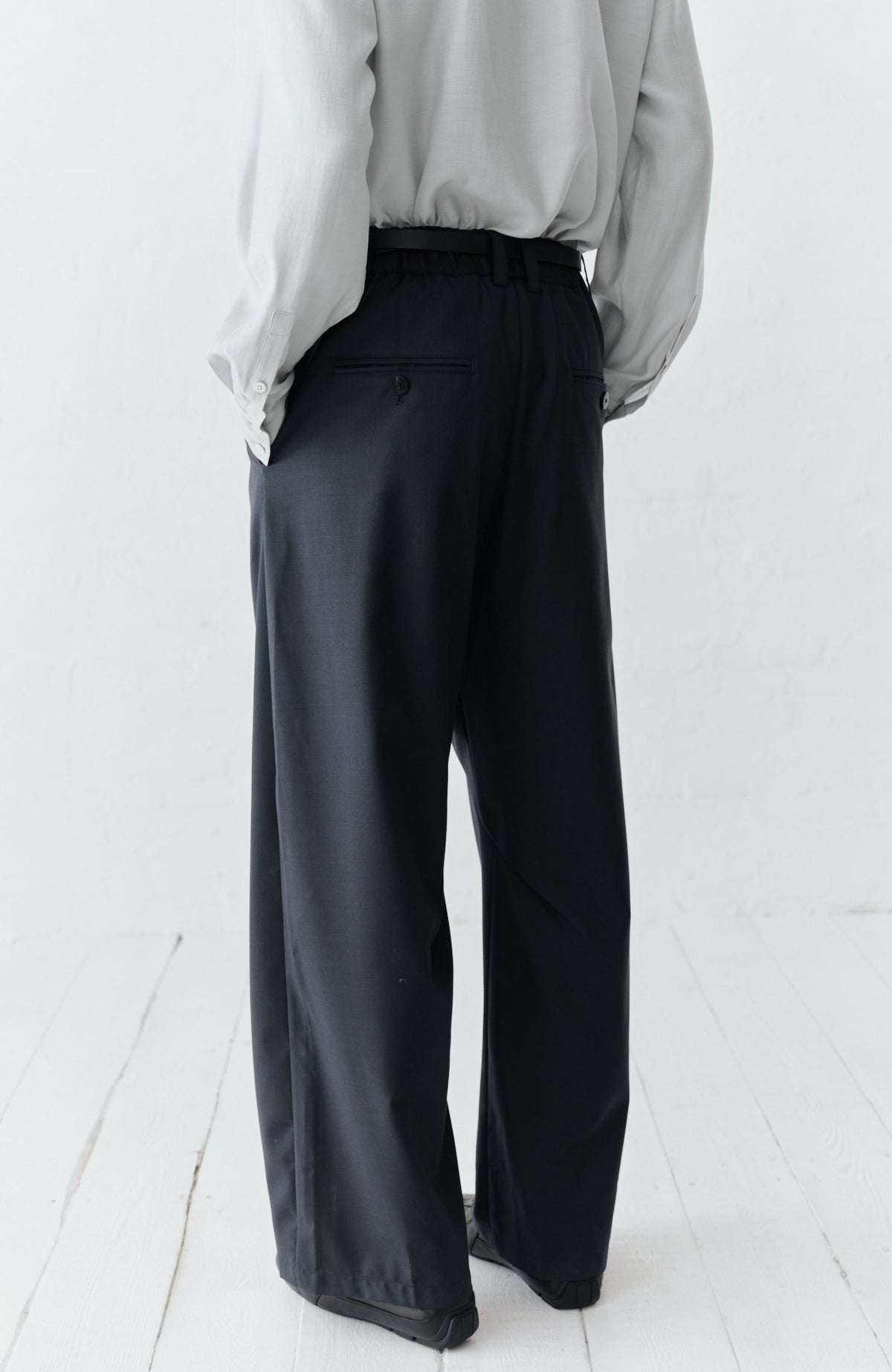 GRAINMUSTARD High-Waist Wide-Leg Trousers