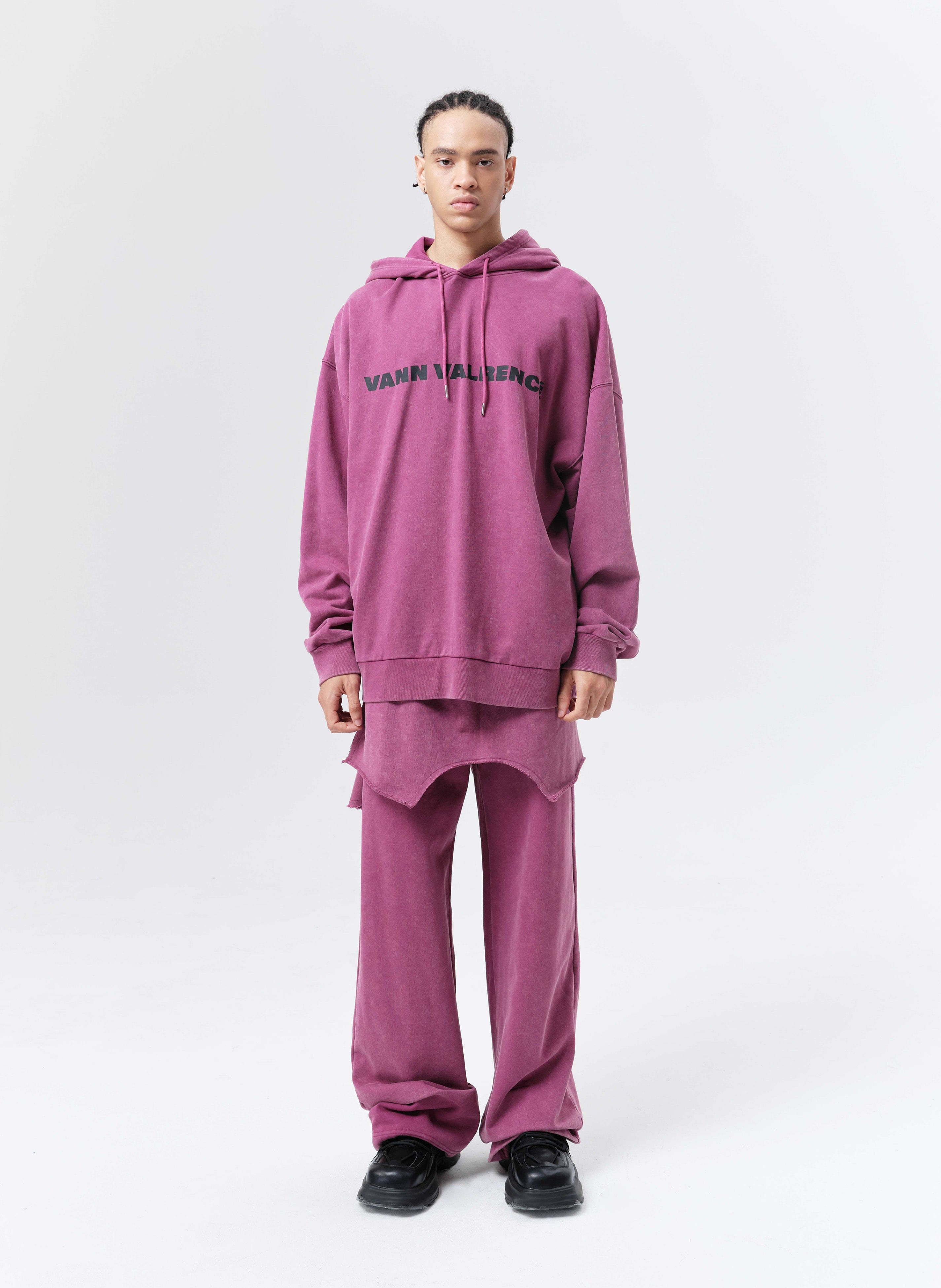 VANN VALRENCE Double-Layered Panel Deconstructed Drawstring Pants, premium urban and streetwear designers apparel on PROJECTISR.com, VANN VALRENCE