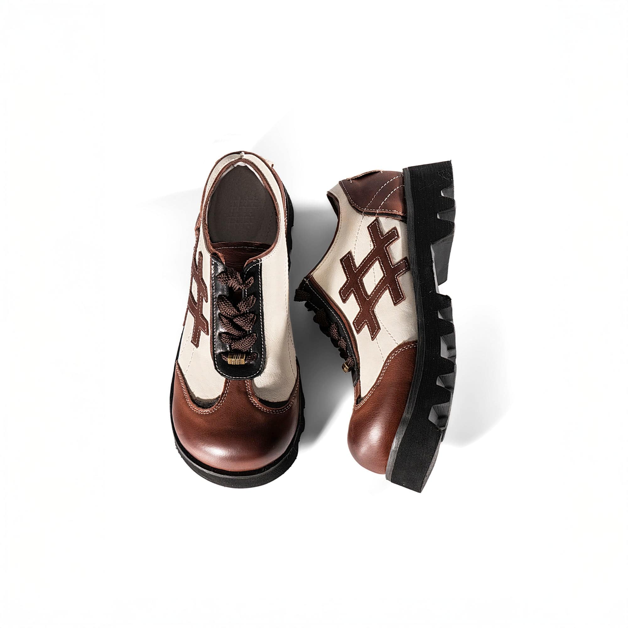 REWRITE Retro LOGO Stitch Panel Chunky Oxfords, premium urban and streetwear designers apparel on PROJECTISR.com, REWRITE