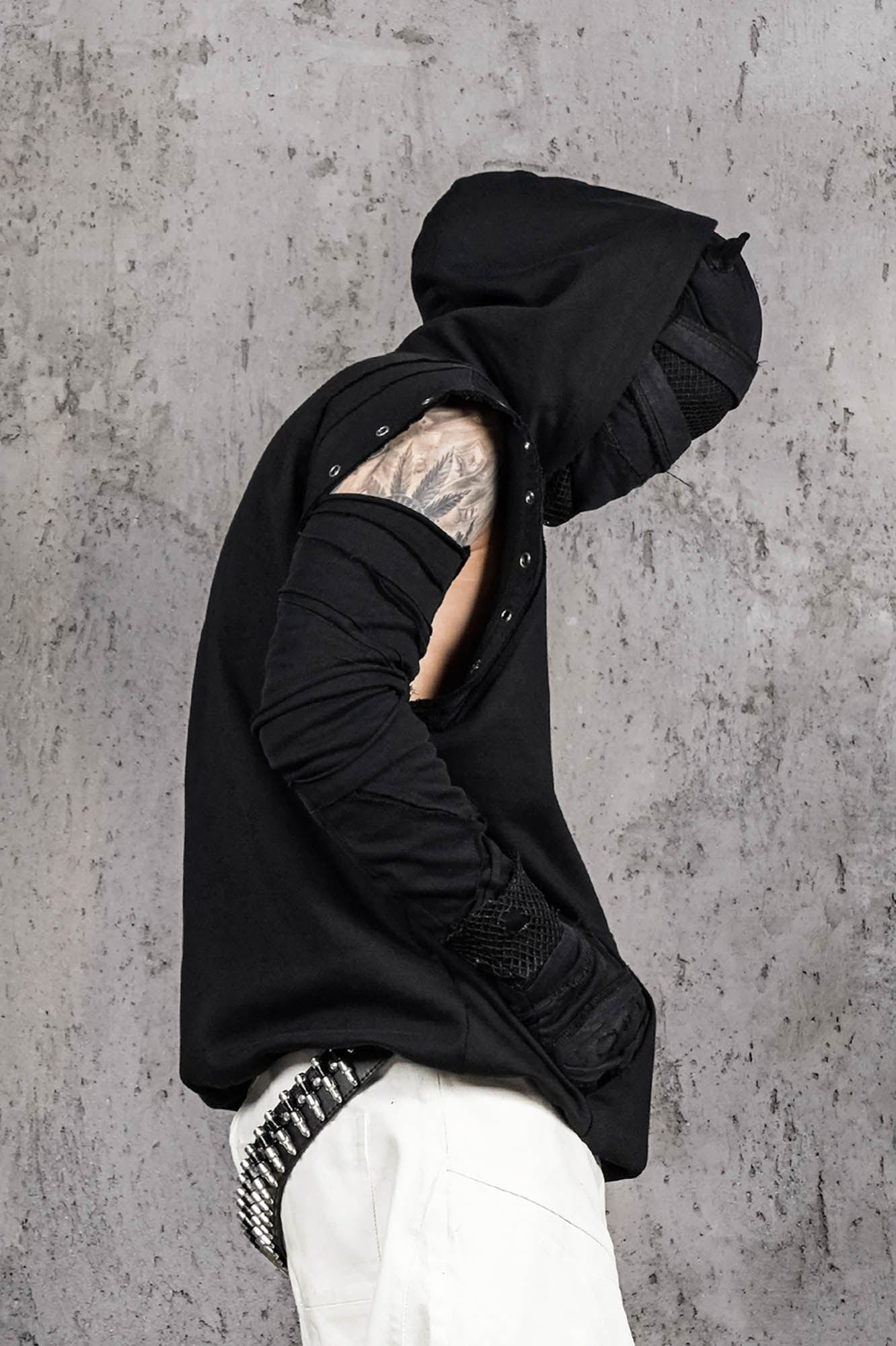 UNDERWATER Inferno Edge Rivet Vest, premium urban and streetwear designers apparel on PROJECTISR.com, UNDERWATER