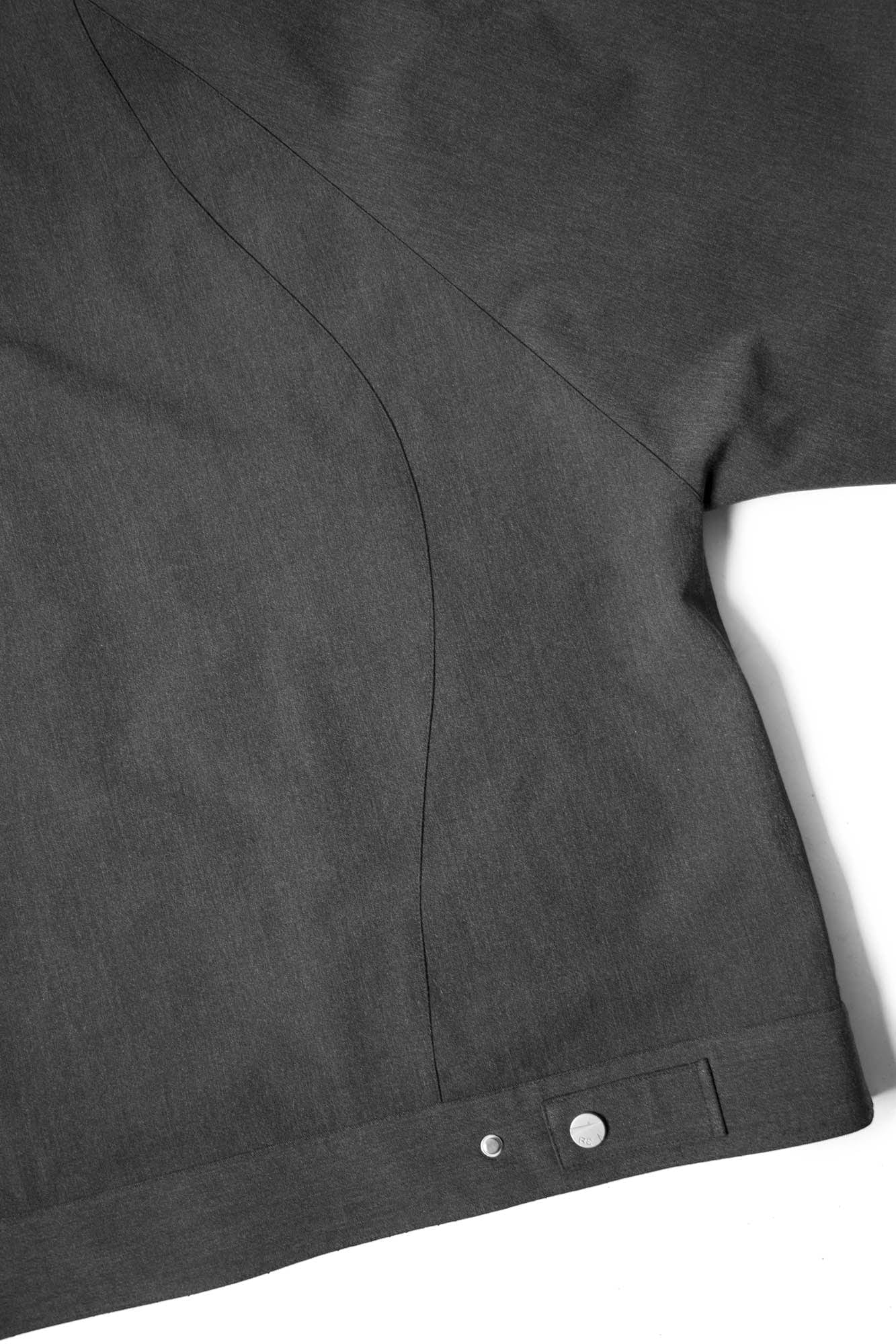 RELABEL The Relief Essential Crinkled Turtleneck Jacket, premium urban and streetwear designers apparel on PROJECTISR.com, RELABEL