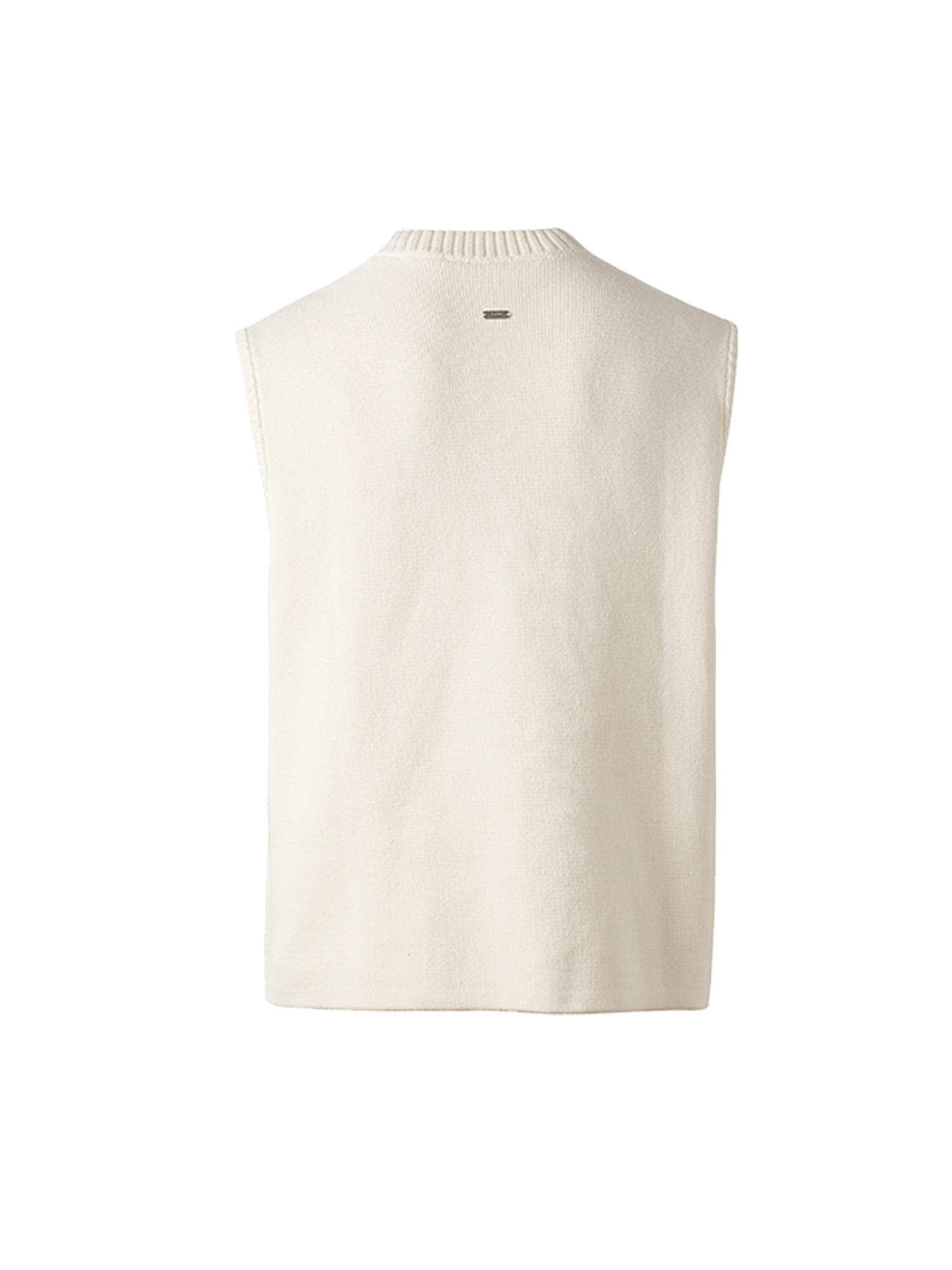 PMW Half-Zip Pockets Knit Vest