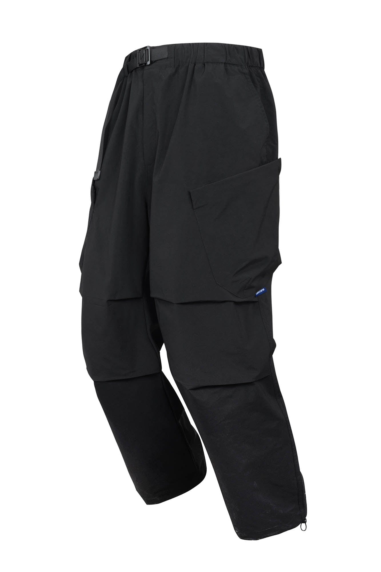 SILENSTORM Multi-Pocket Drawstring Crinkled Pants, premium urban and streetwear designers apparel on PROJECTISR.com, SILENSTORM