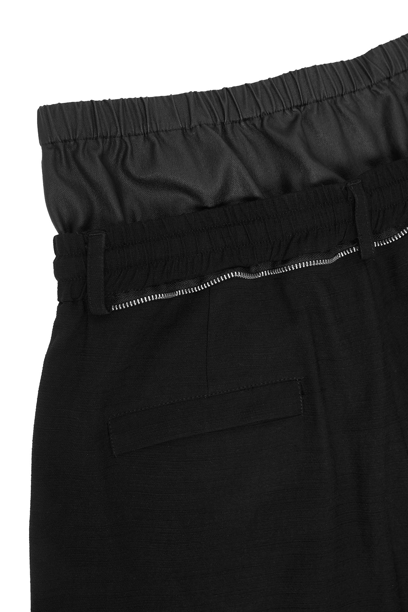 RELABEL Double-Waist Tencel-Acetate Shorts