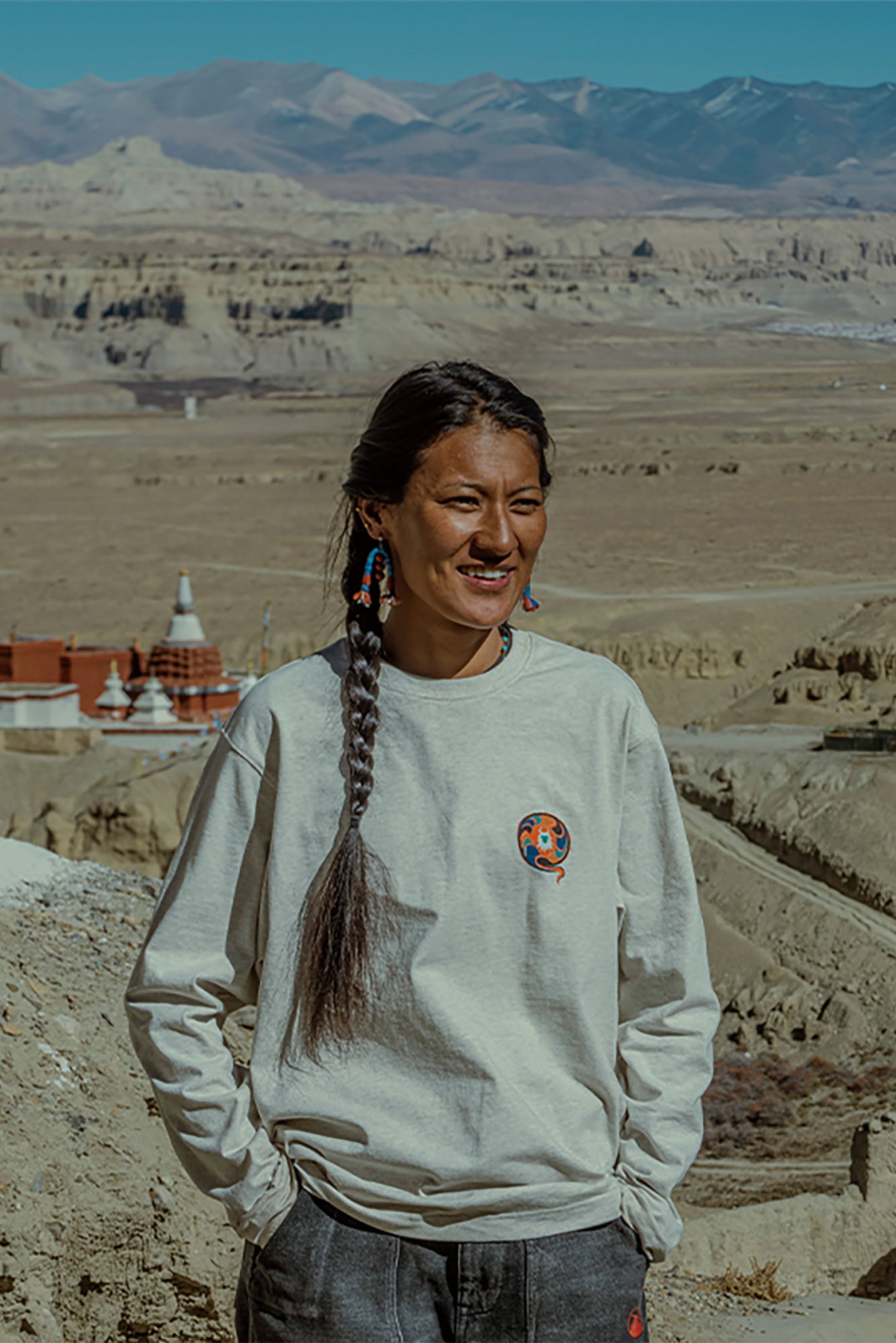 NERHI Mural Graphic Long-Sleeve Tee