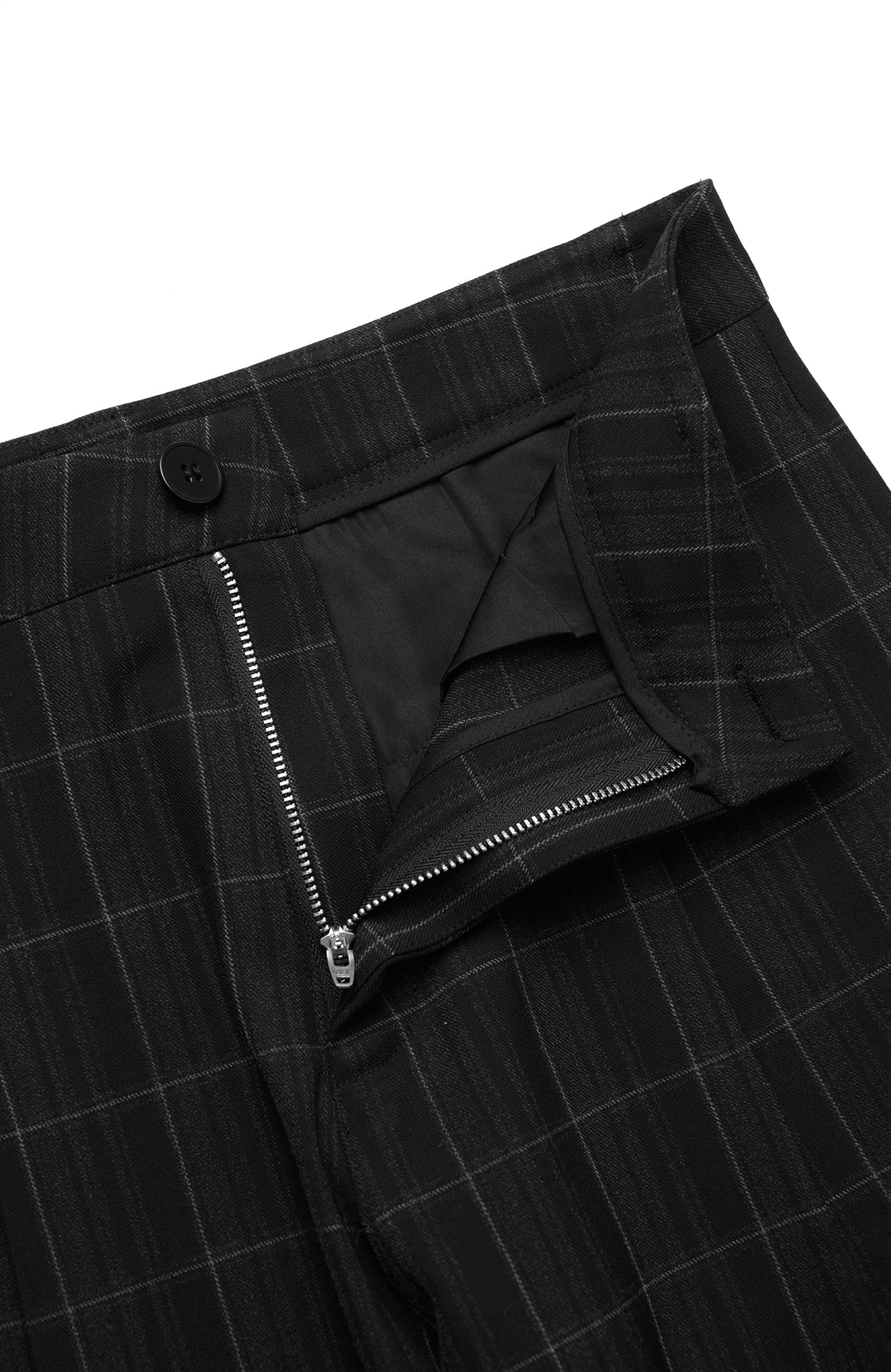 OKAYTHXBYE Retro Checks Pleated Trousers, premium urban and streetwear designers apparel on PROJECTISR.com, OKAYTHXBYE