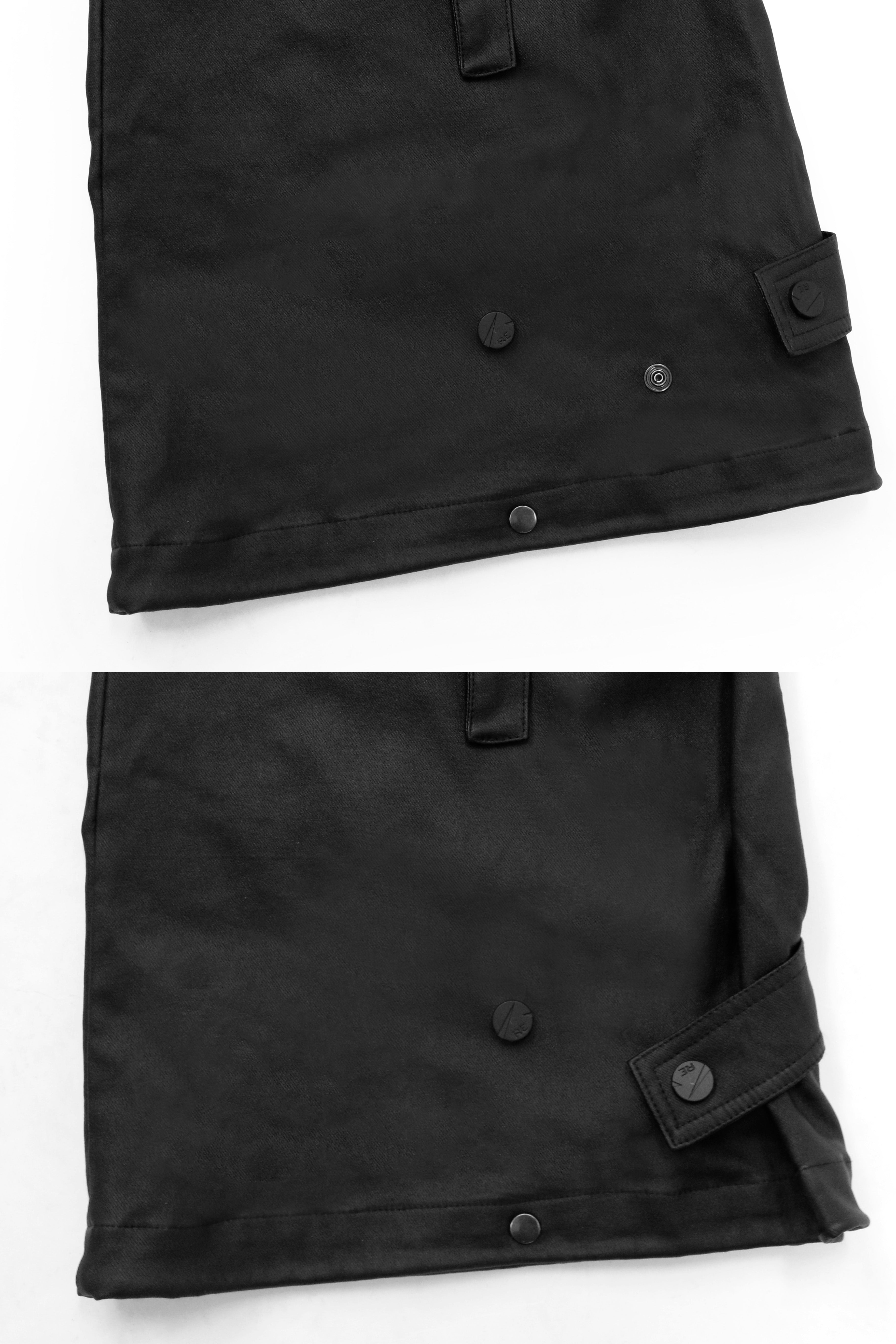 RELABEL Waxed Utility Drawstring Cargo, premium urban and streetwear designers apparel on PROJECTISR.com, RELABEL