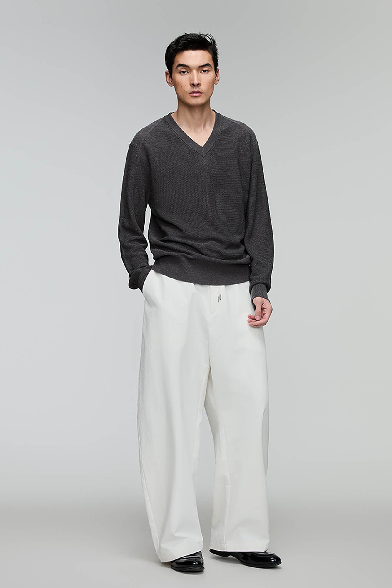 OPICLOTH Essential  V-Neck Sweater, premium urban and streetwear designers apparel on PROJECTISR.com, OPICLOTH