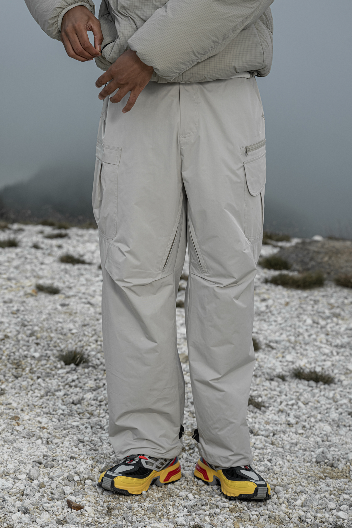 HALCYON Multi-Pocket Straight-Leg Cargo Pants, premium urban and streetwear designers apparel on PROJECTISR.com, HALCYON