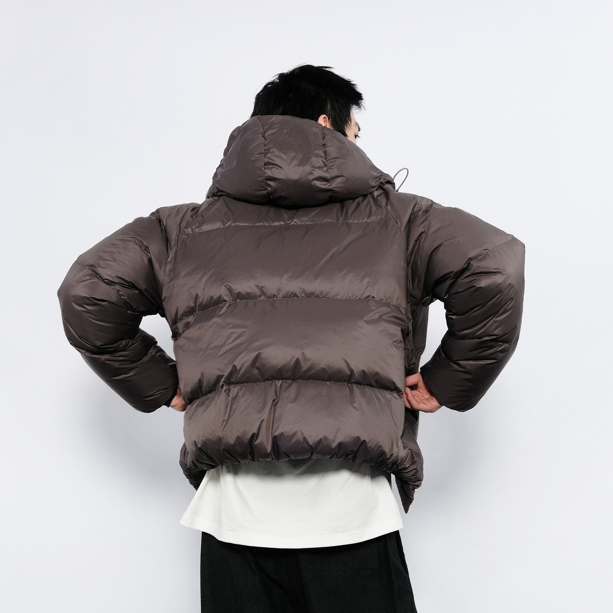 7440 37 1 Drawstring Hooded Thickened Down Puffer, premium urban and streetwear designers apparel on PROJECTISR.com, 7440 37 1