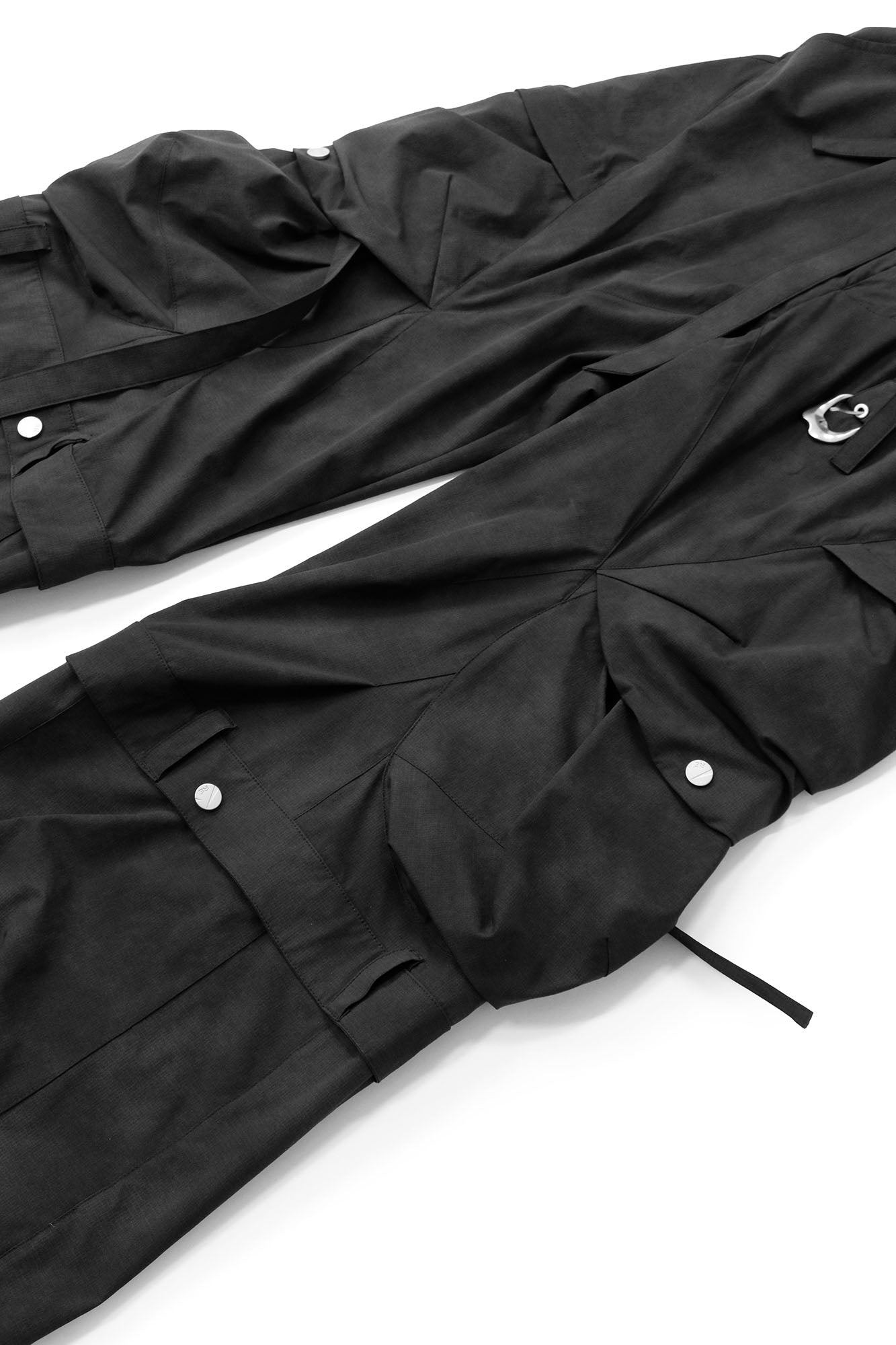 RELABEL Detachable Ruched Inverted Waist Cargo Pants, premium urban and streetwear designers apparel on PROJECTISR.com, RELABEL