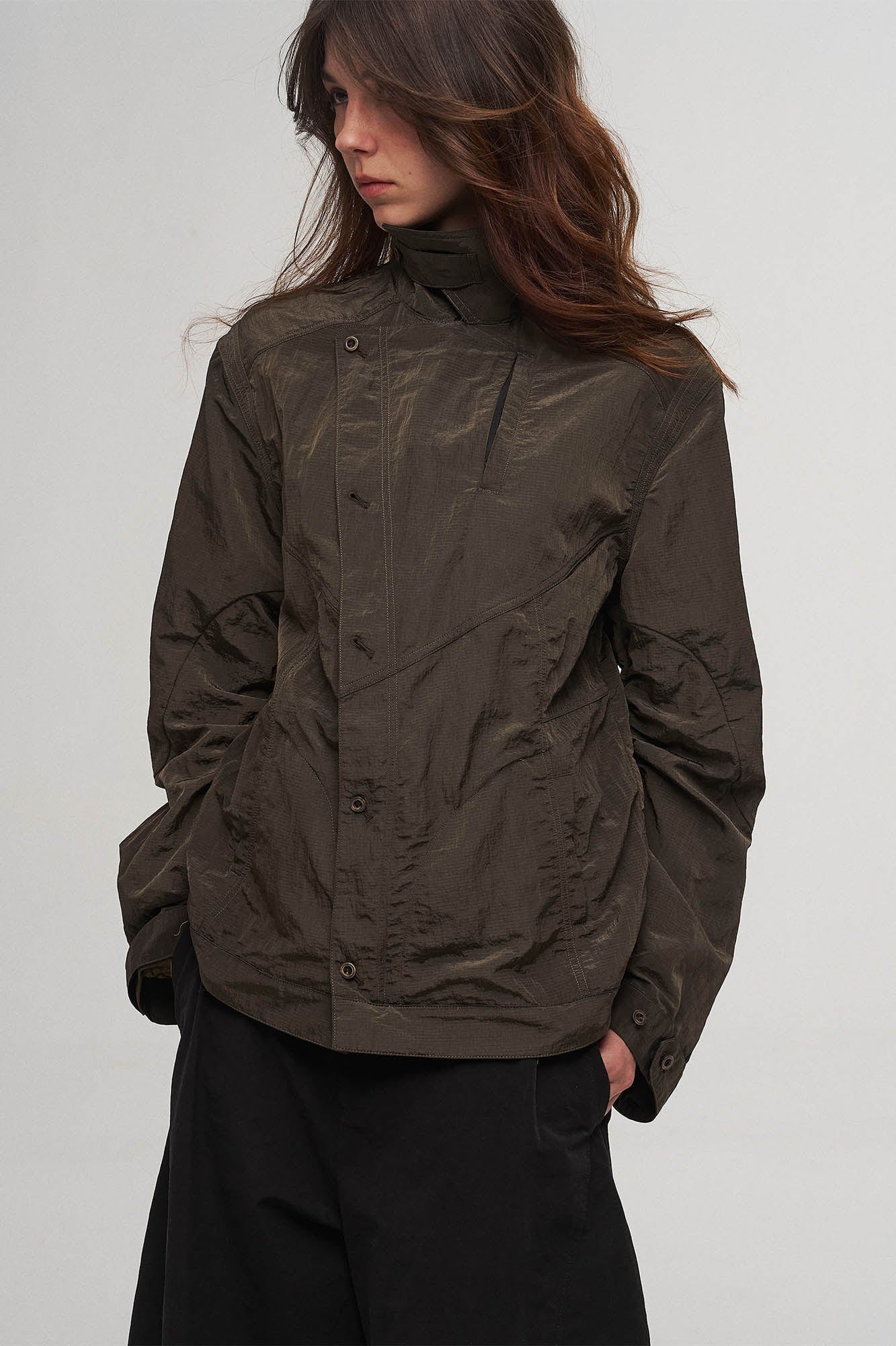 ILNya Nieternite Nifutur Utility Seam-Paneled Reversible Jacket, premium urban and streetwear designers apparel on PROJECTISR.com, ILNya Nieternite Nifutur