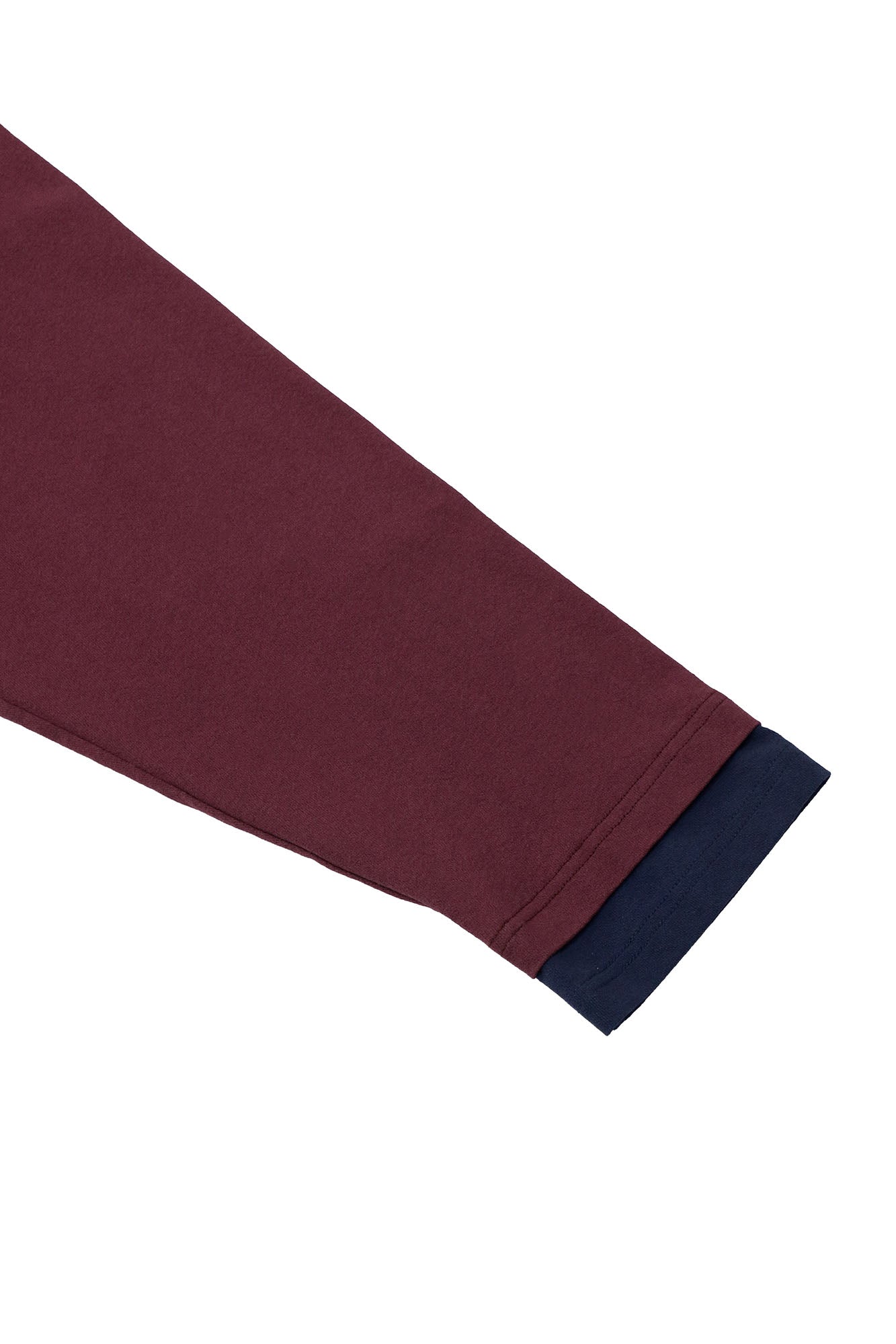 RELABEL Contrast Layered Henley Long-Sleeve Tee, premium urban and streetwear designers apparel on PROJECTISR.com, RELABEL