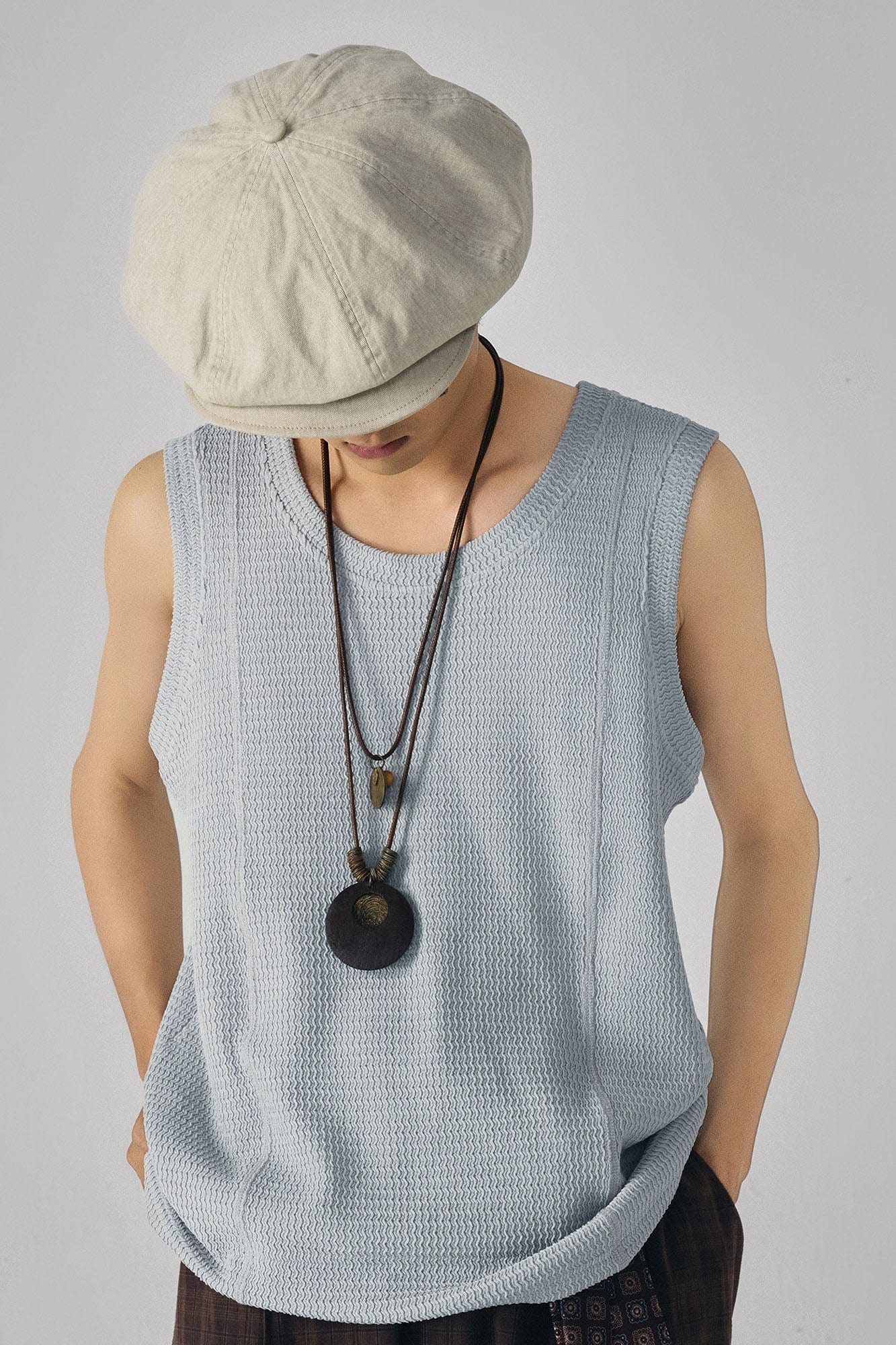 GONGHE REPUB Retro Washed Octagonal Hat, premium urban and streetwear designers apparel on PROJECTISR.com, GONGHE REPUB