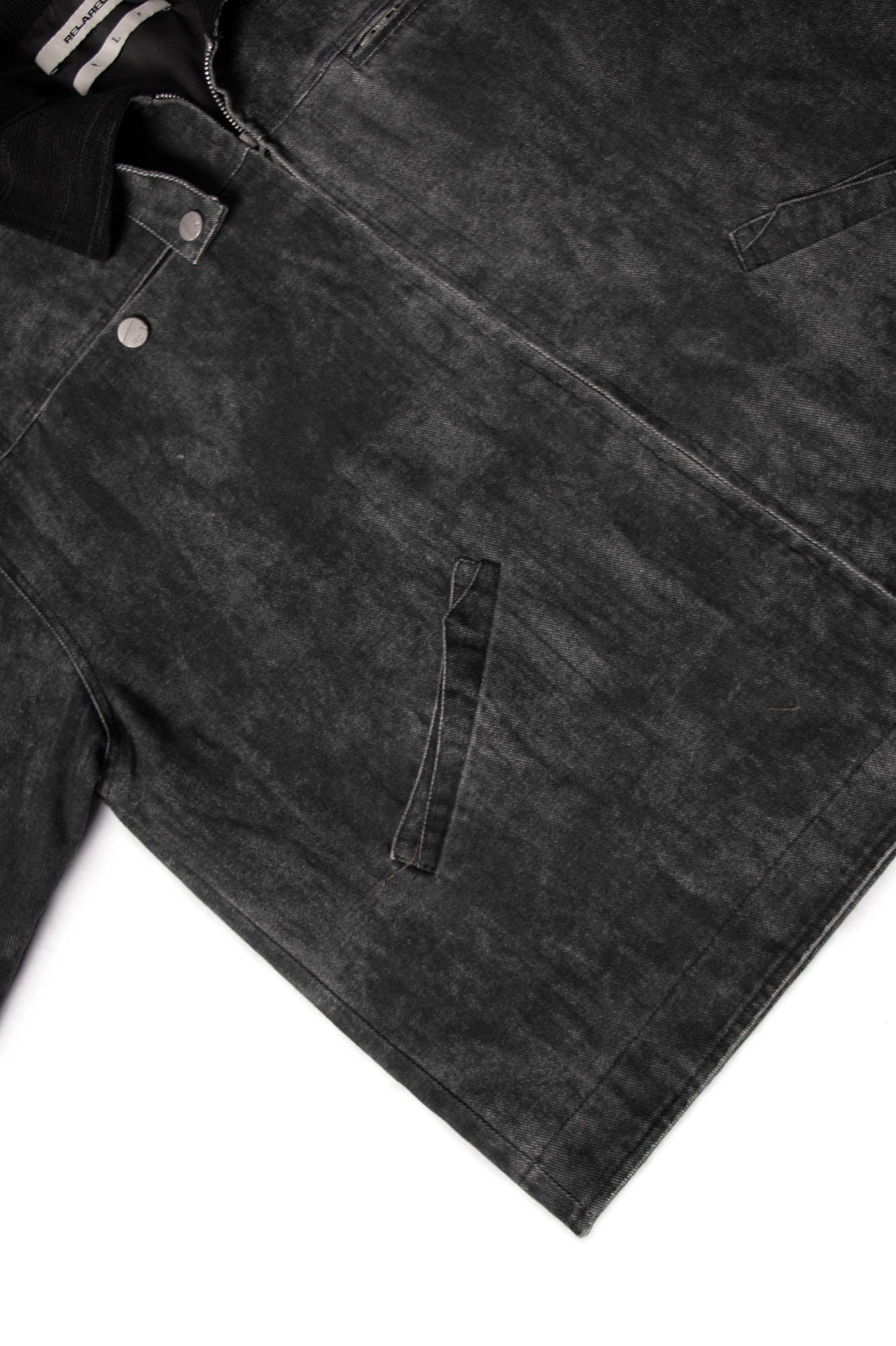 RELABEL Distressed Washed Multi-Pocket Detroit Jacket, premium urban and streetwear designers apparel on PROJECTISR.com, RELABEL
