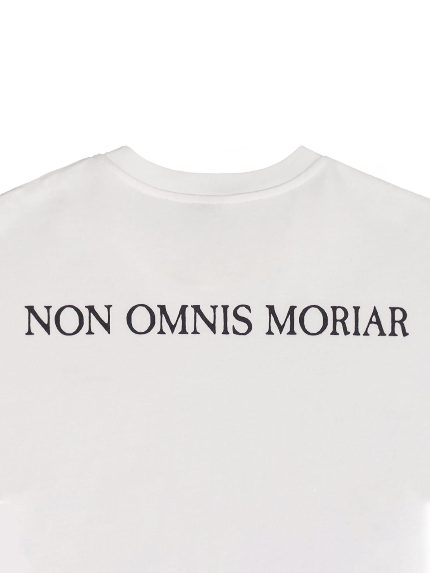 UNDERWATER Thorn Ring LOGO Long-Sleeve Tee White