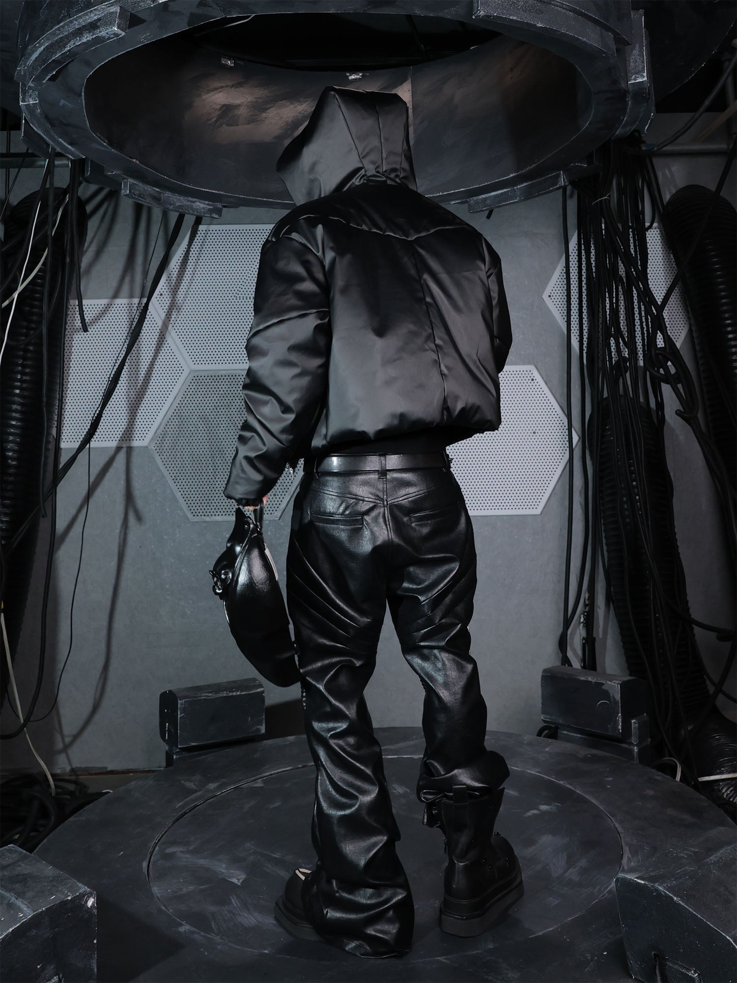 SSIN7 Tactical Padded Armor Hooded Jacket