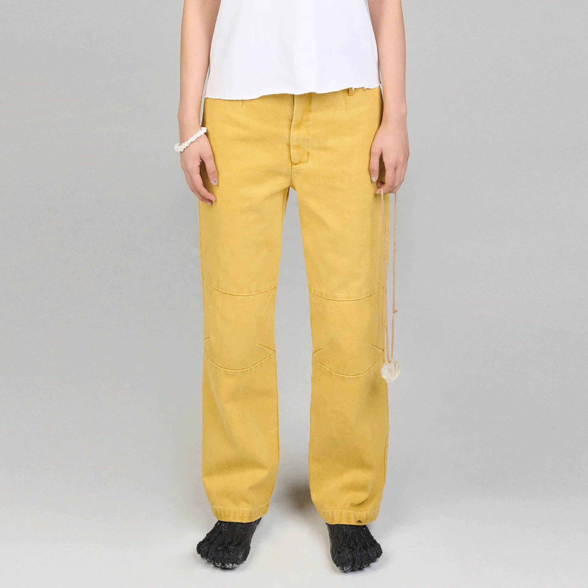 URBAN+FOREST Spliced Pleated Hunting Pants, premium urban and streetwear designers apparel on PROJECTISR.com, URBAN+FOREST
