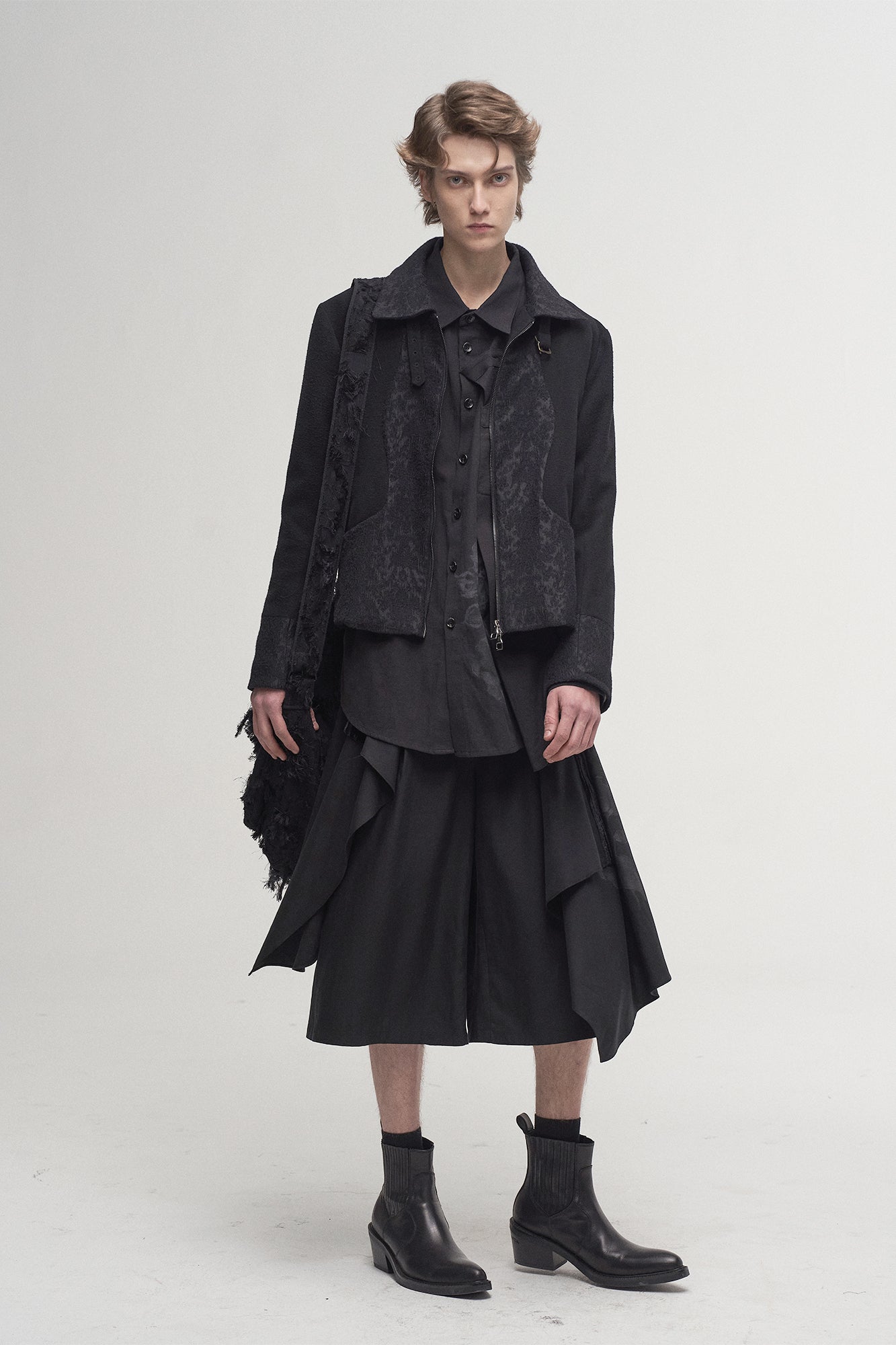 ILNya Nieternite Nifutur Jacquard Paneled Side Tab Jacket