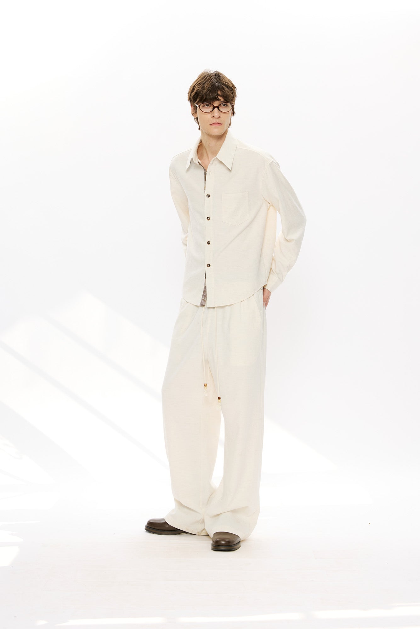KREATE Tencel-Linen Straight-Leg Pants, premium urban and streetwear designers apparel on PROJECTISR.com, KREATE