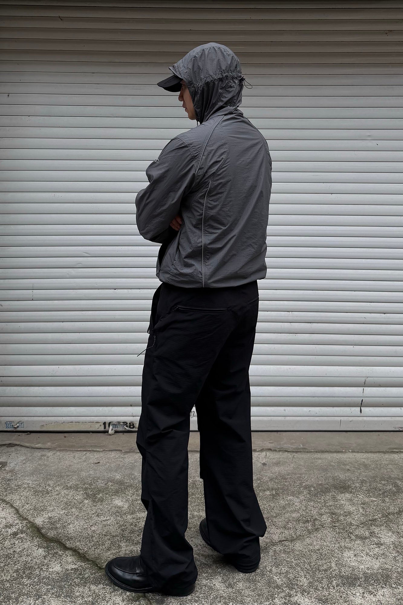 CATSSTAC Curved-Panel Softshell Straight-Leg Pants, premium urban and streetwear designers apparel on PROJECTISR.com, CATSSTAC