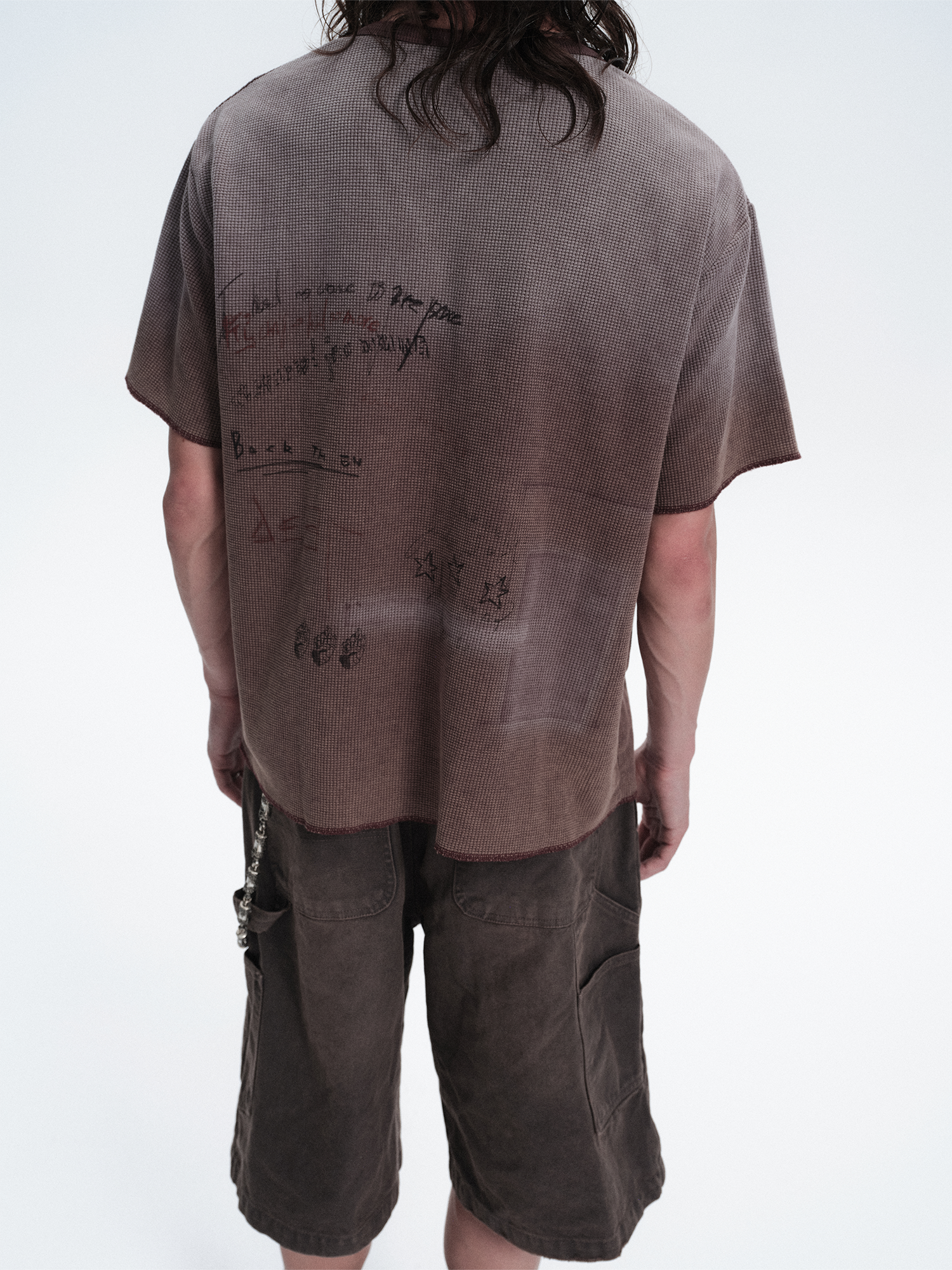 RICHILL Waffle Portrait Gradient Graphic Tee