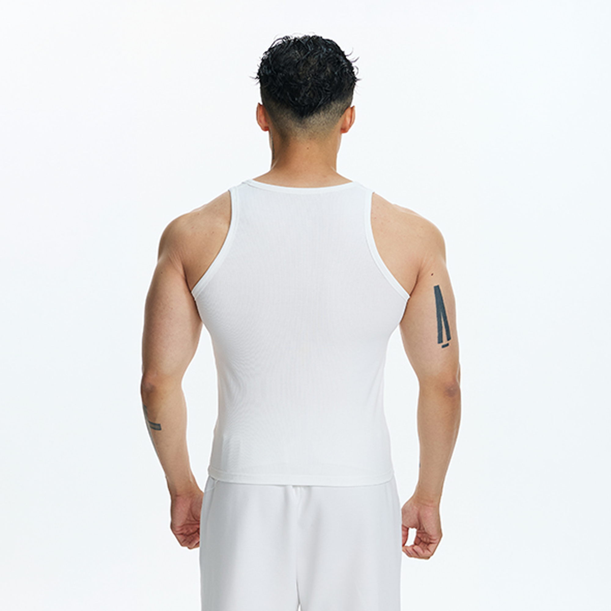 PUMPPLUS Ribbed Quick-Dry Slim Tank Top, premium urban and streetwear designers apparel on PROJECTISR.com, PUMPPLUS