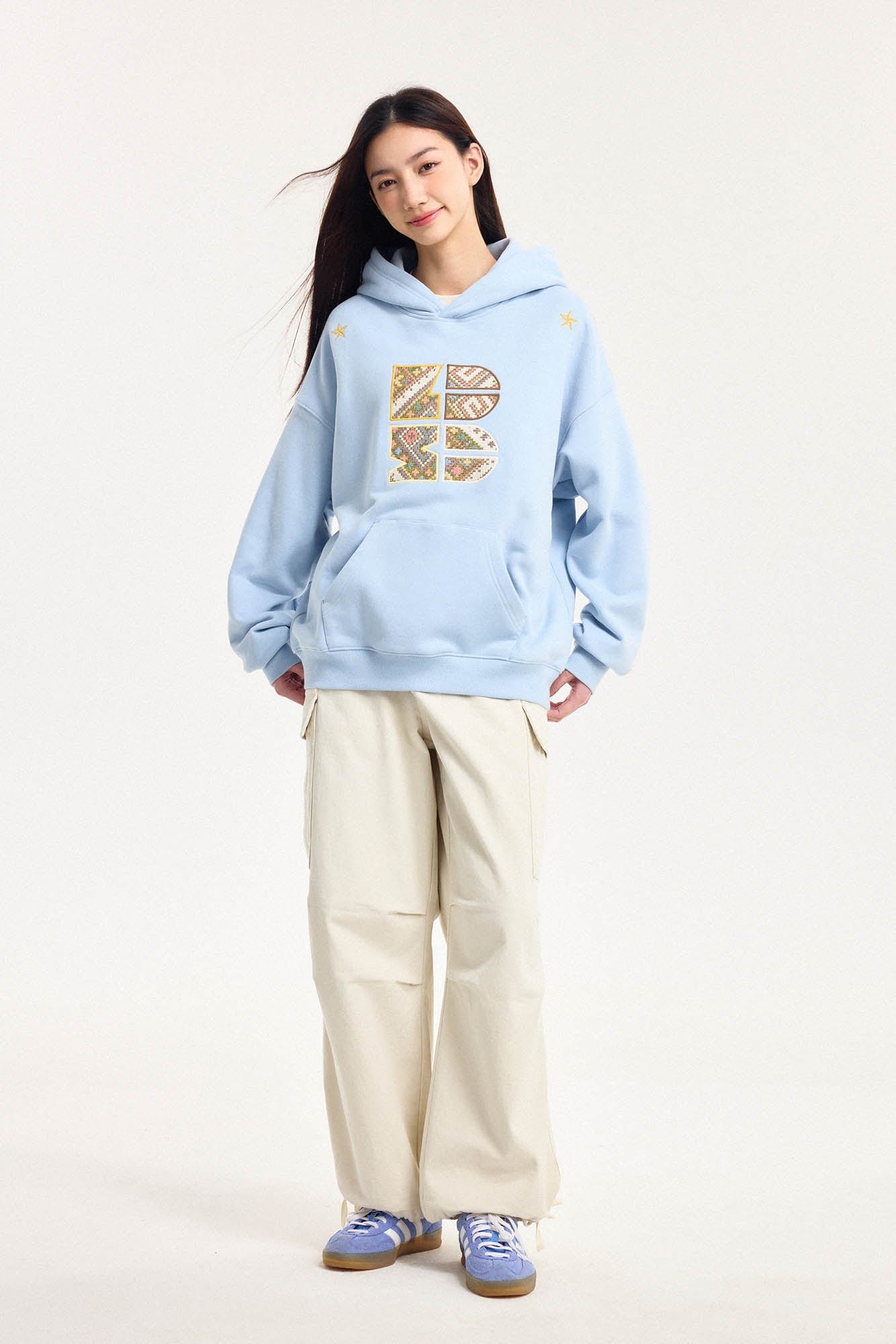 BONELESS Tribal Jacquard LOGO Patch Embroidered Hoodie, premium urban and streetwear designers apparel on PROJECTISR.com, BONELESS