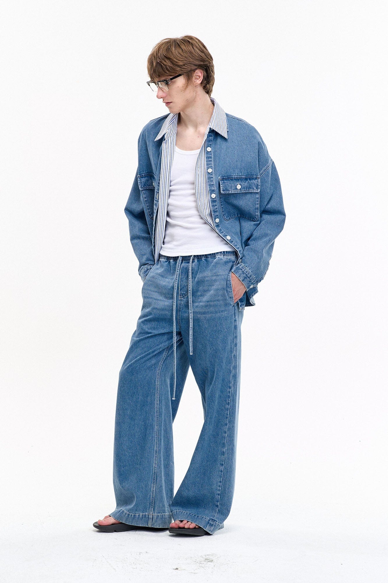 LEONSENSE Classical Tencel Denim Shirts, premium urban and streetwear designers apparel on PROJECTISR.com, LEONSENSE