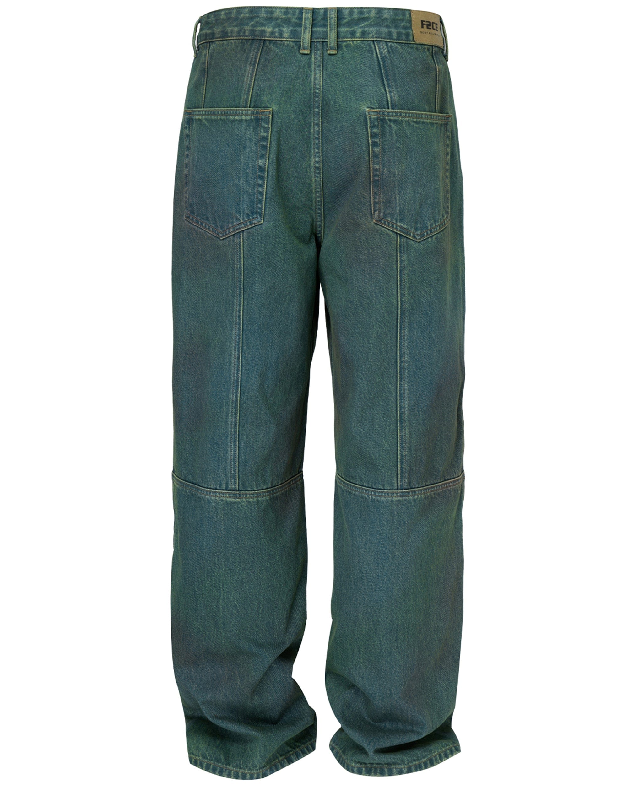 F2CE Deconstructed Washed Pants, premium urban and streetwear designers apparel on PROJECTISR.com, F2CE