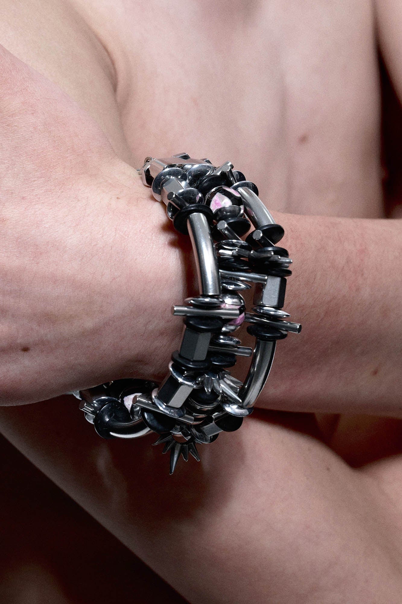 ILLUSORY Annihilation Hardware Bracelet, premium urban and streetwear designers apparel on PROJECTISR.com, ILLUSORY