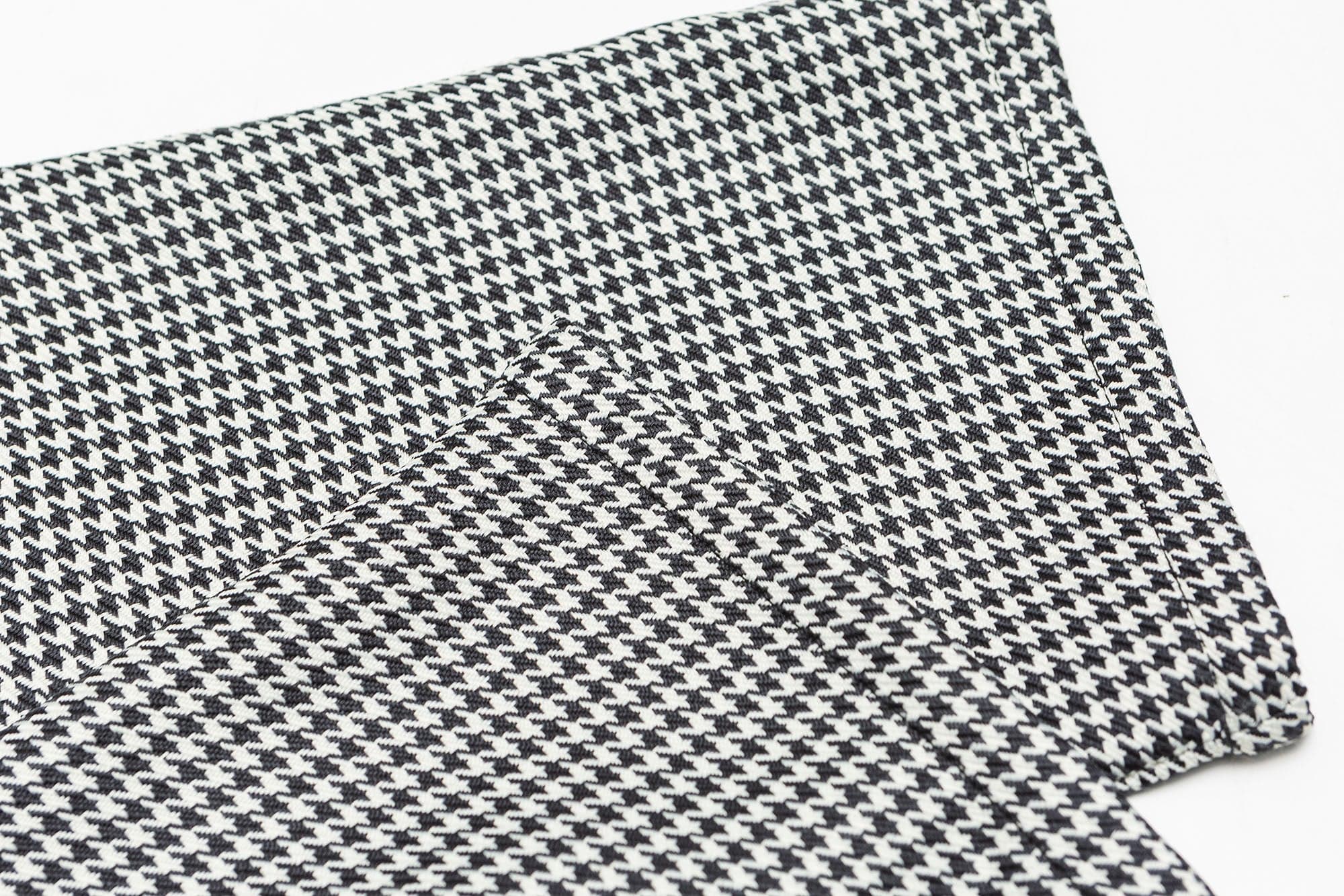 ME DA IGUAL Elastic Waist Houndstooth Tapered Trousers, premium urban and streetwear designers apparel on PROJECTISR.com, ME DA IGUAL