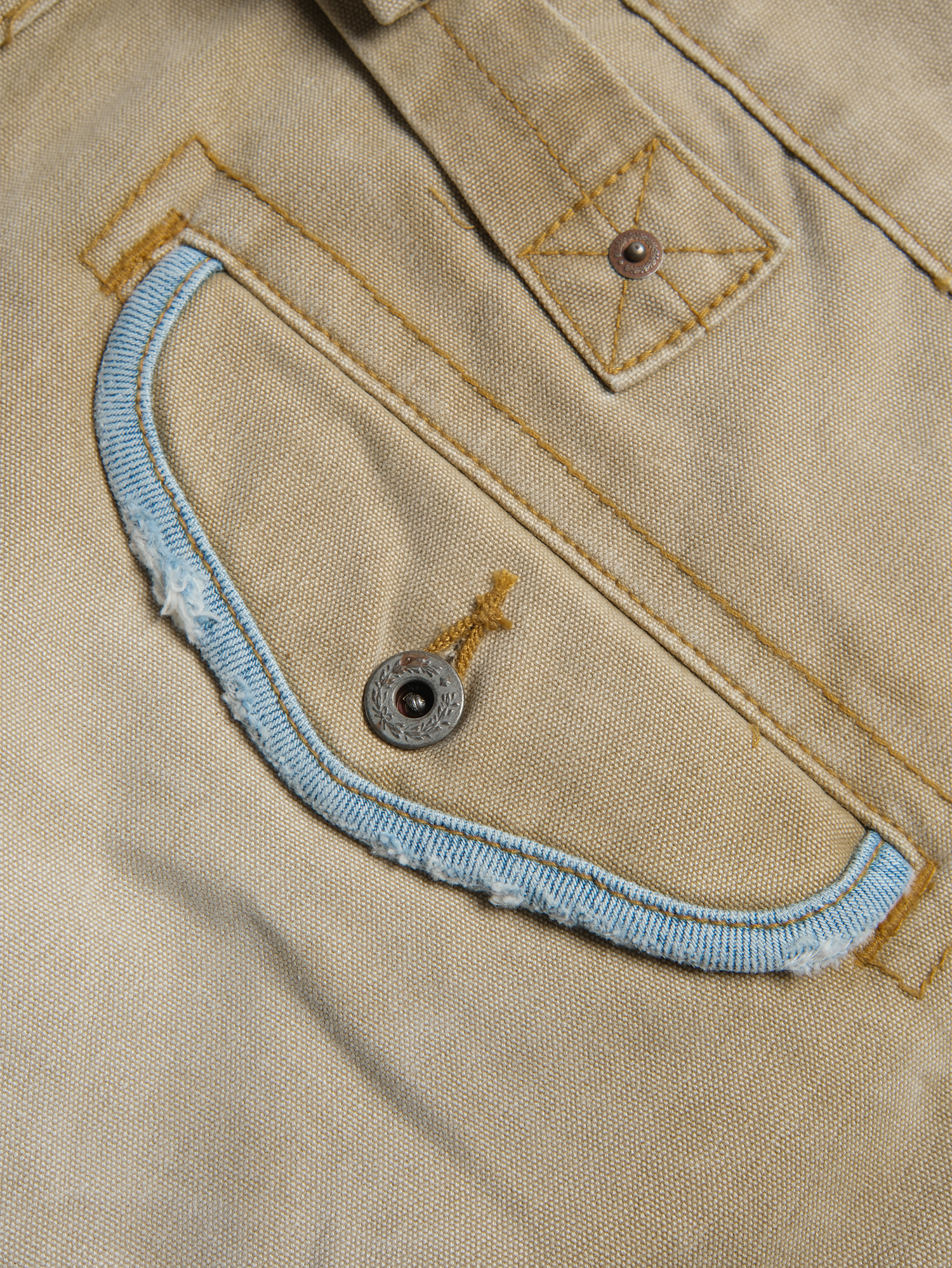 NEIGBORL Retro Washed Spliced Shorts