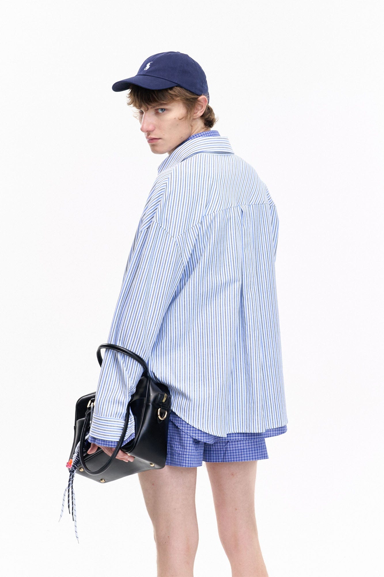 LEONSENSE Layered Plaid Detachable Shirt, premium urban and streetwear designers apparel on PROJECTISR.com, LEONSENSE