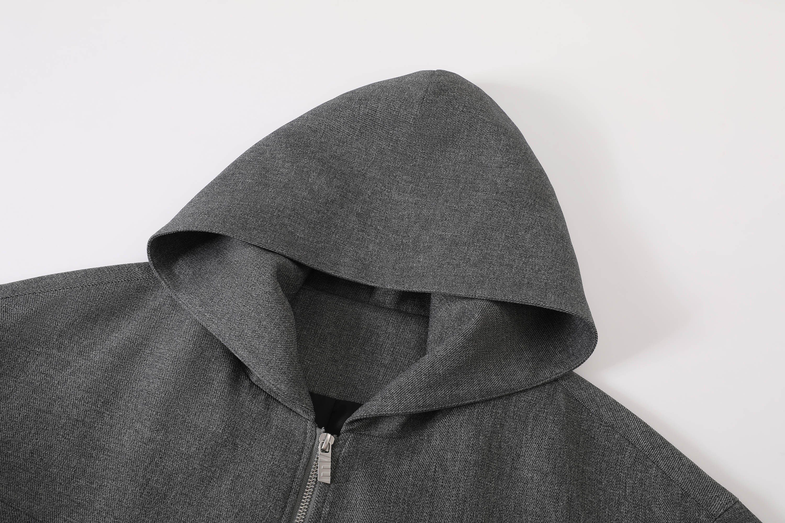 KREATE Layered Hooded Jacket, premium urban and streetwear designers apparel on PROJECTISR.com, KREATE