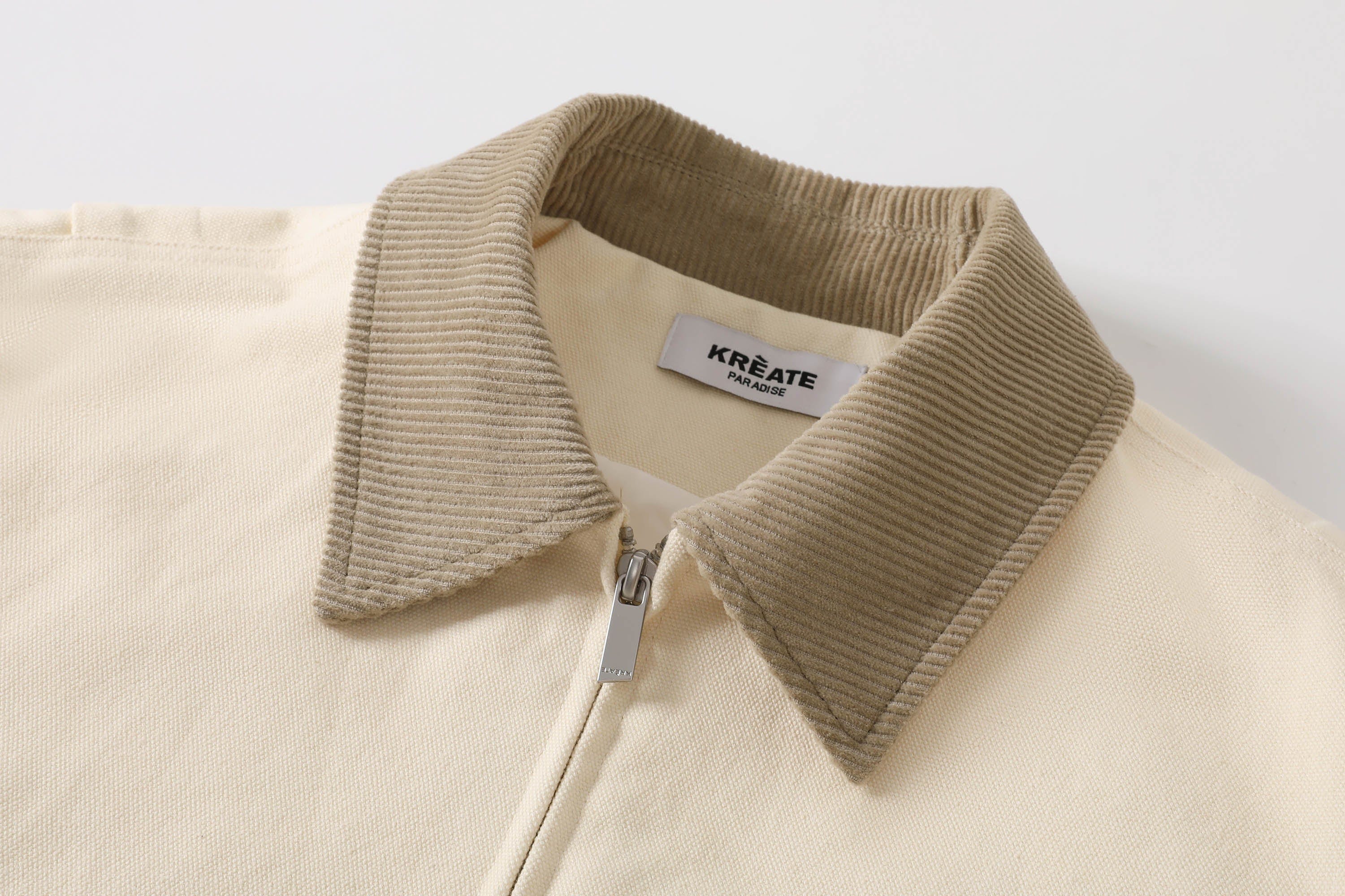 KREATE Retro Corduroy Collar Detroit Jacket, premium urban and streetwear designers apparel on PROJECTISR.com, KREATE
