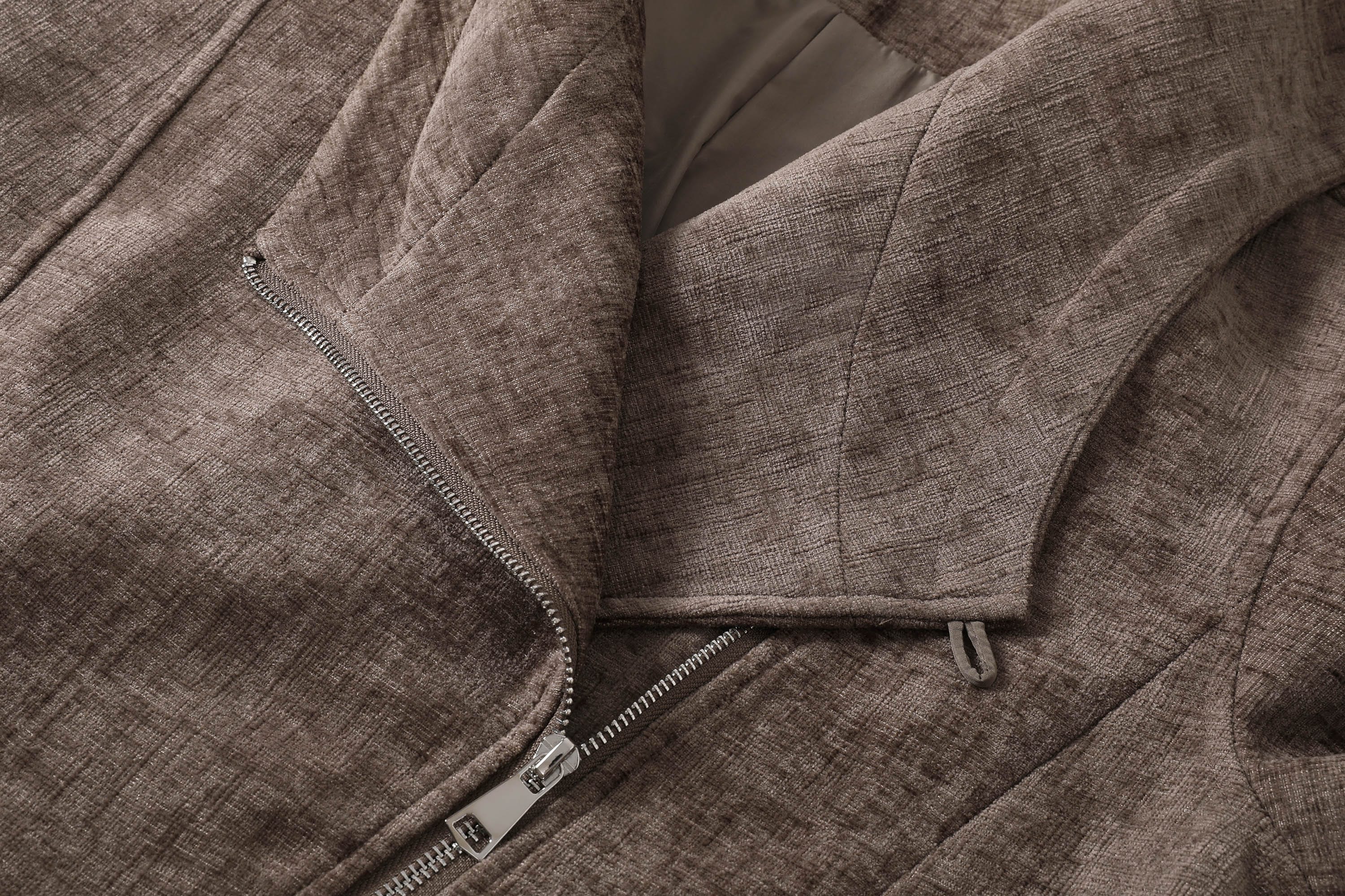 KREATE Asymmetrical Zipper Hooded Jacket, premium urban and streetwear designers apparel on PROJECTISR.com, KREATE