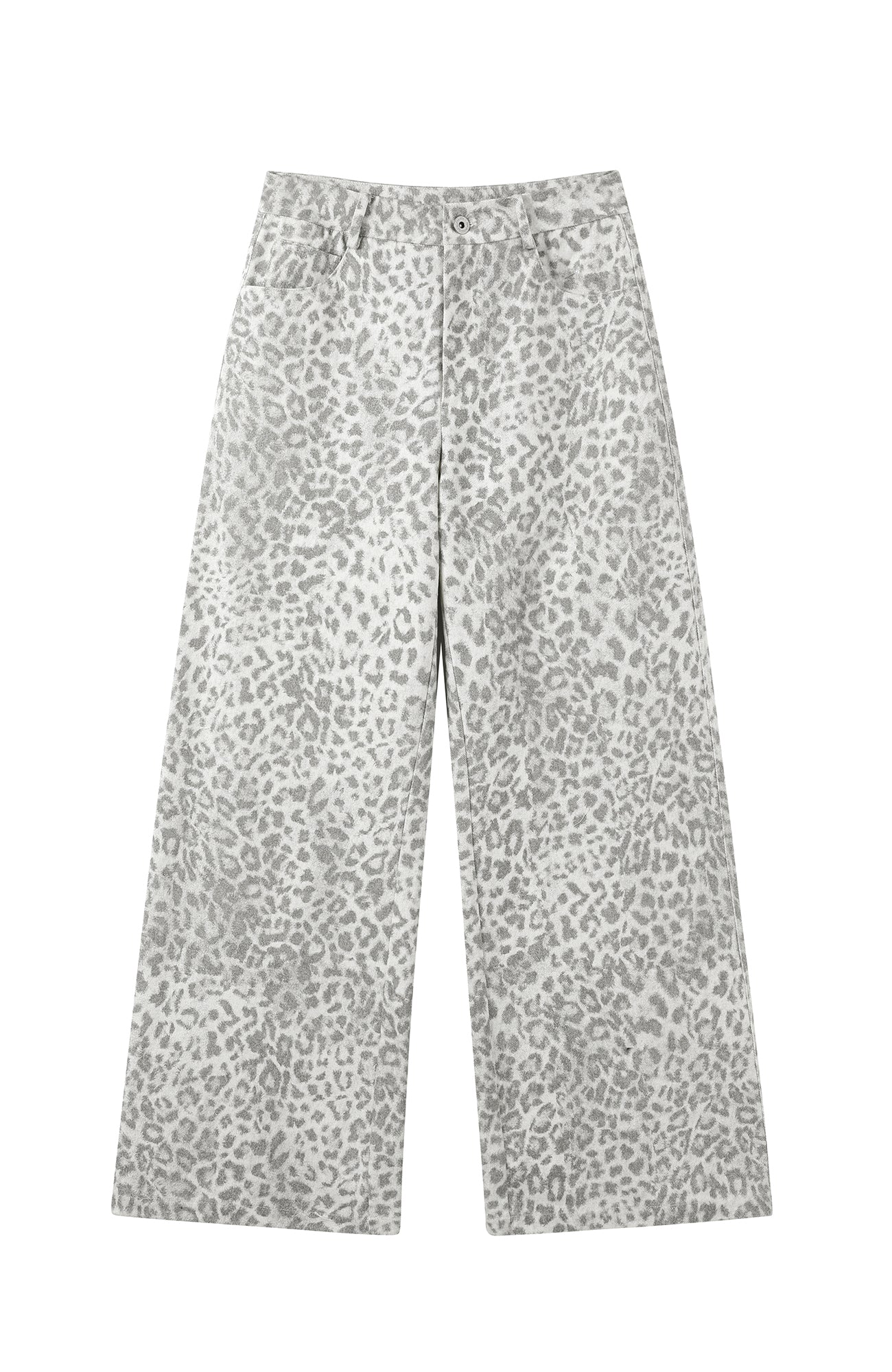 DONSMOKE Leopard Loose-Fit Jeans, premium urban and streetwear designers apparel on PROJECTISR.com, DONSMOKE